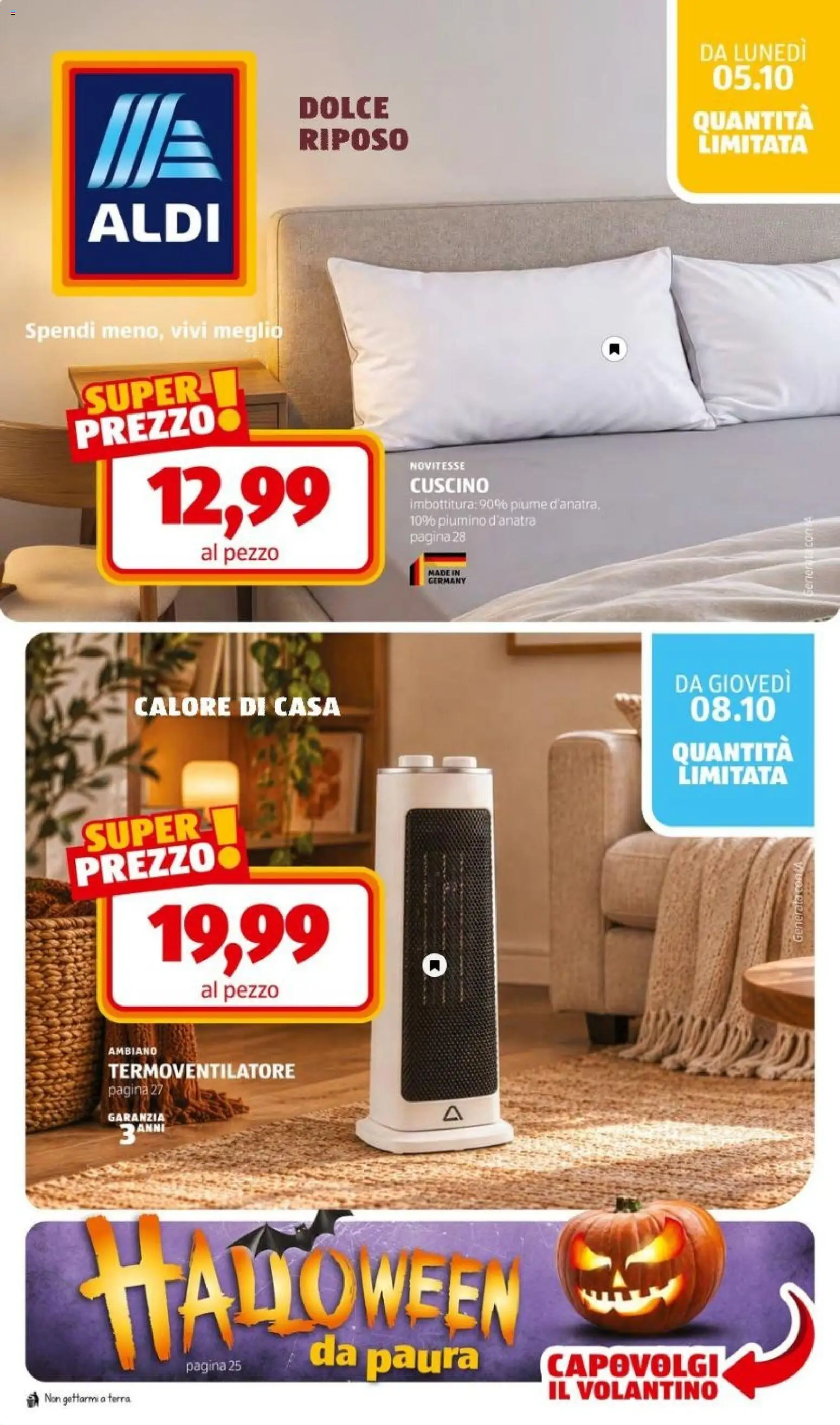Aldi volantino Volantino in Italy