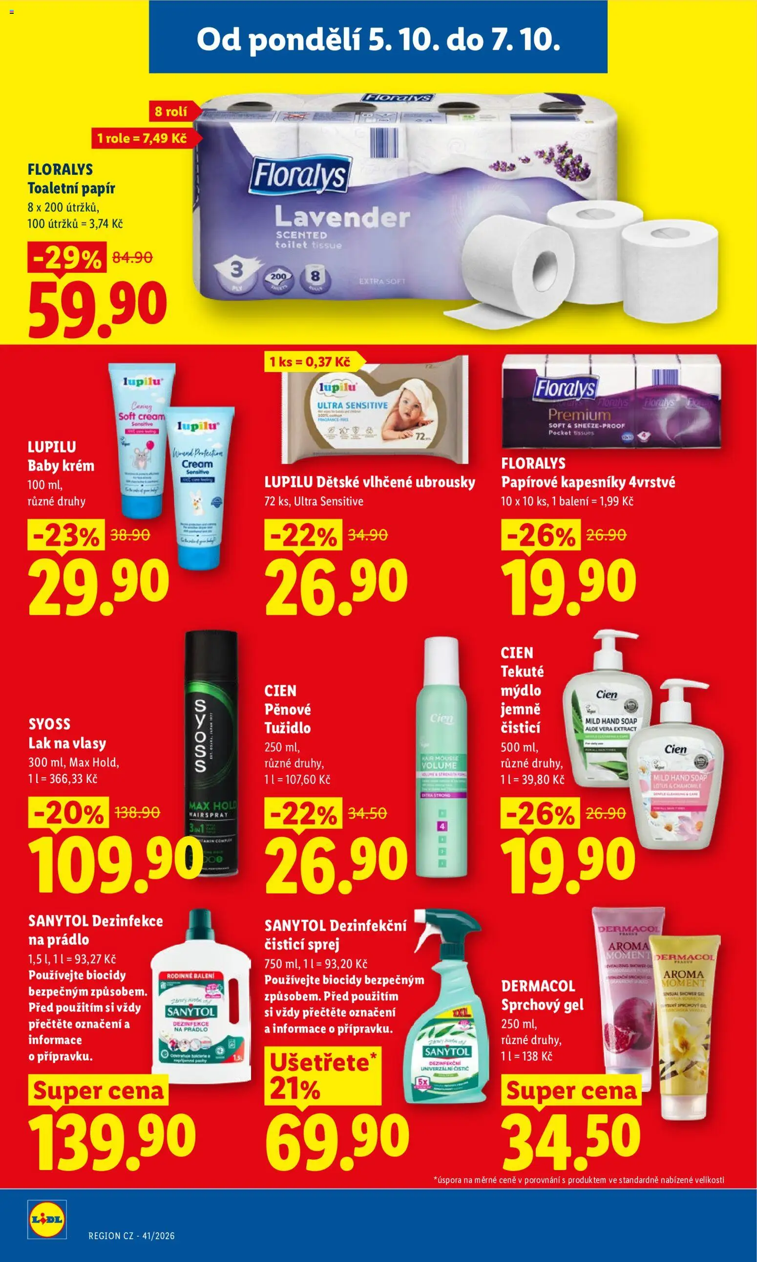 Lidl leták Leták in Česko