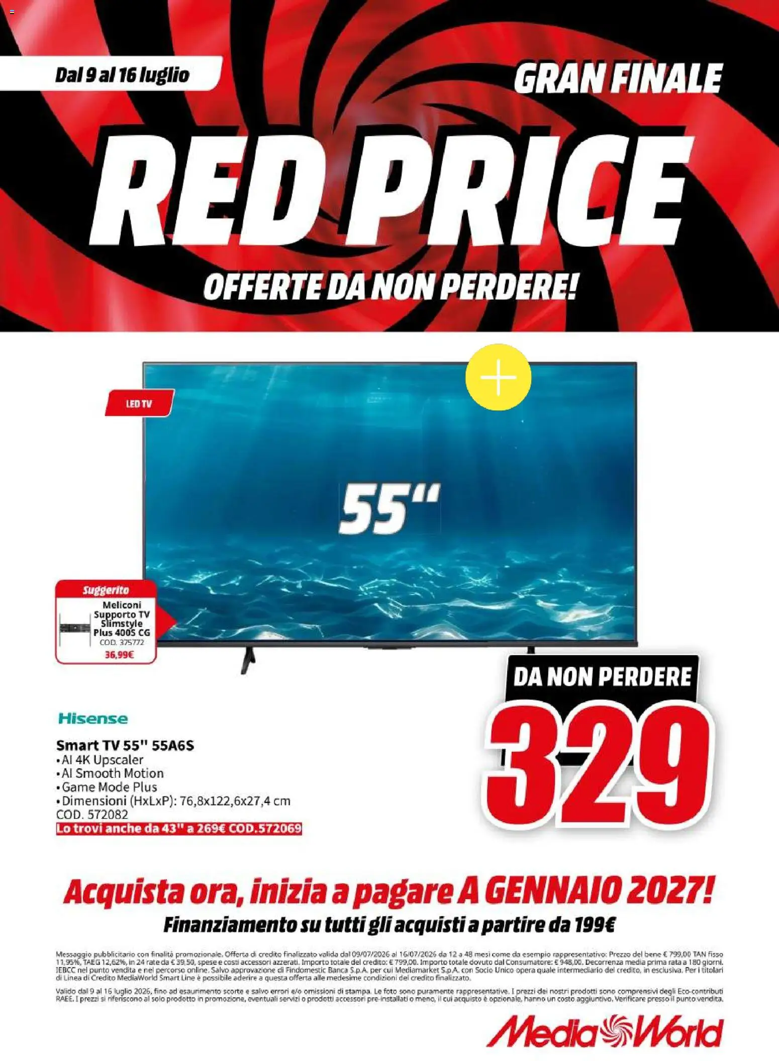 📣 Volantino Media World dal 📅 09/07/2026 - Scopri le offerte ora!🔥 | Italy
