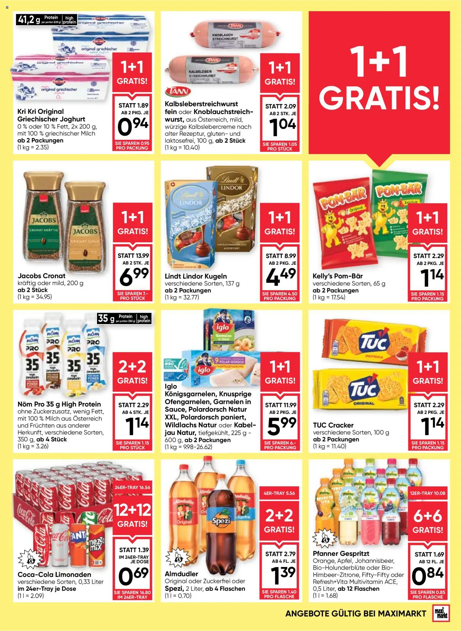 Maximarkt Flugblatt Flugblatt in Österreich