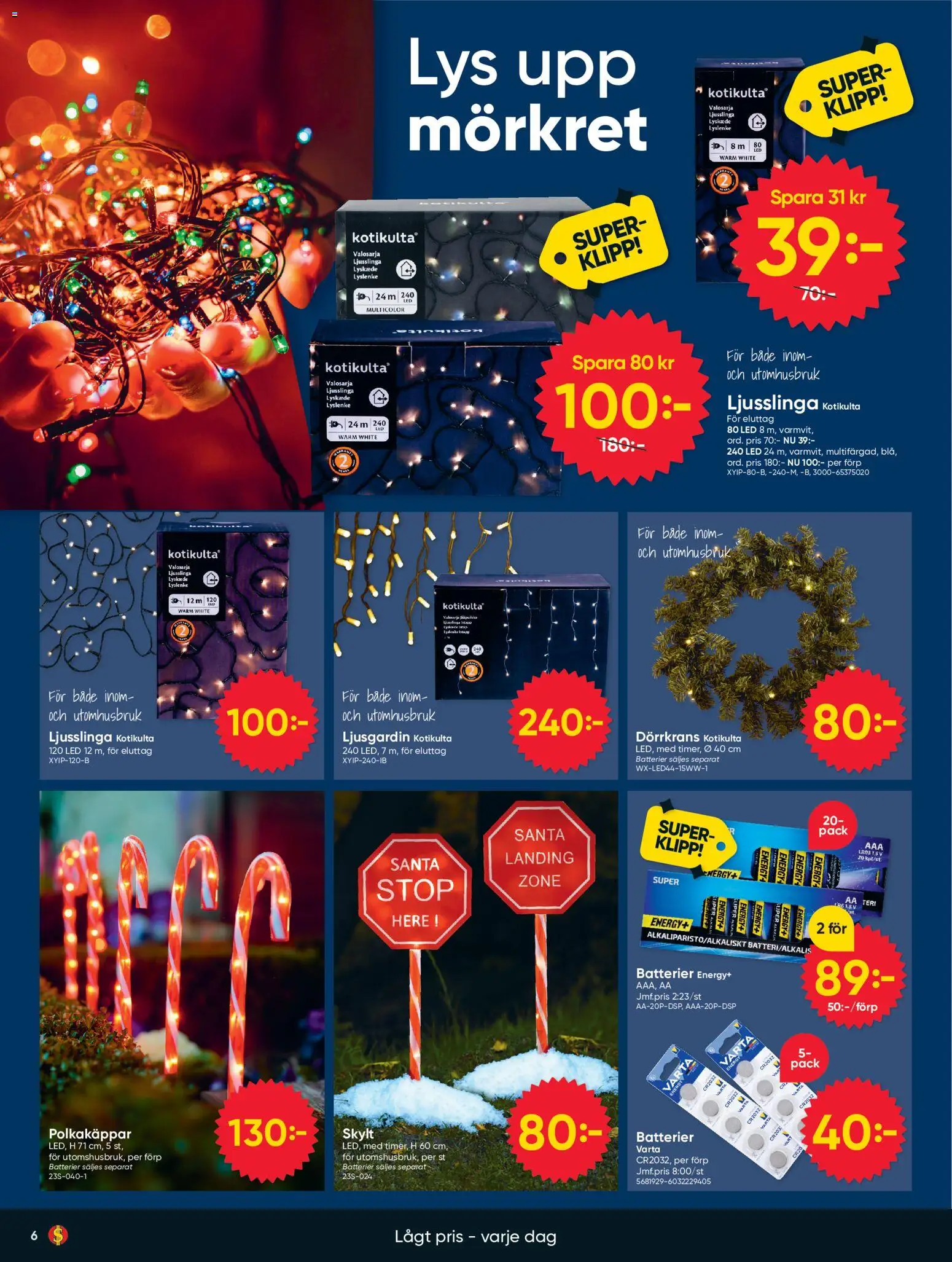 Dollar Store erbjudanden Reklamblad in Sverige