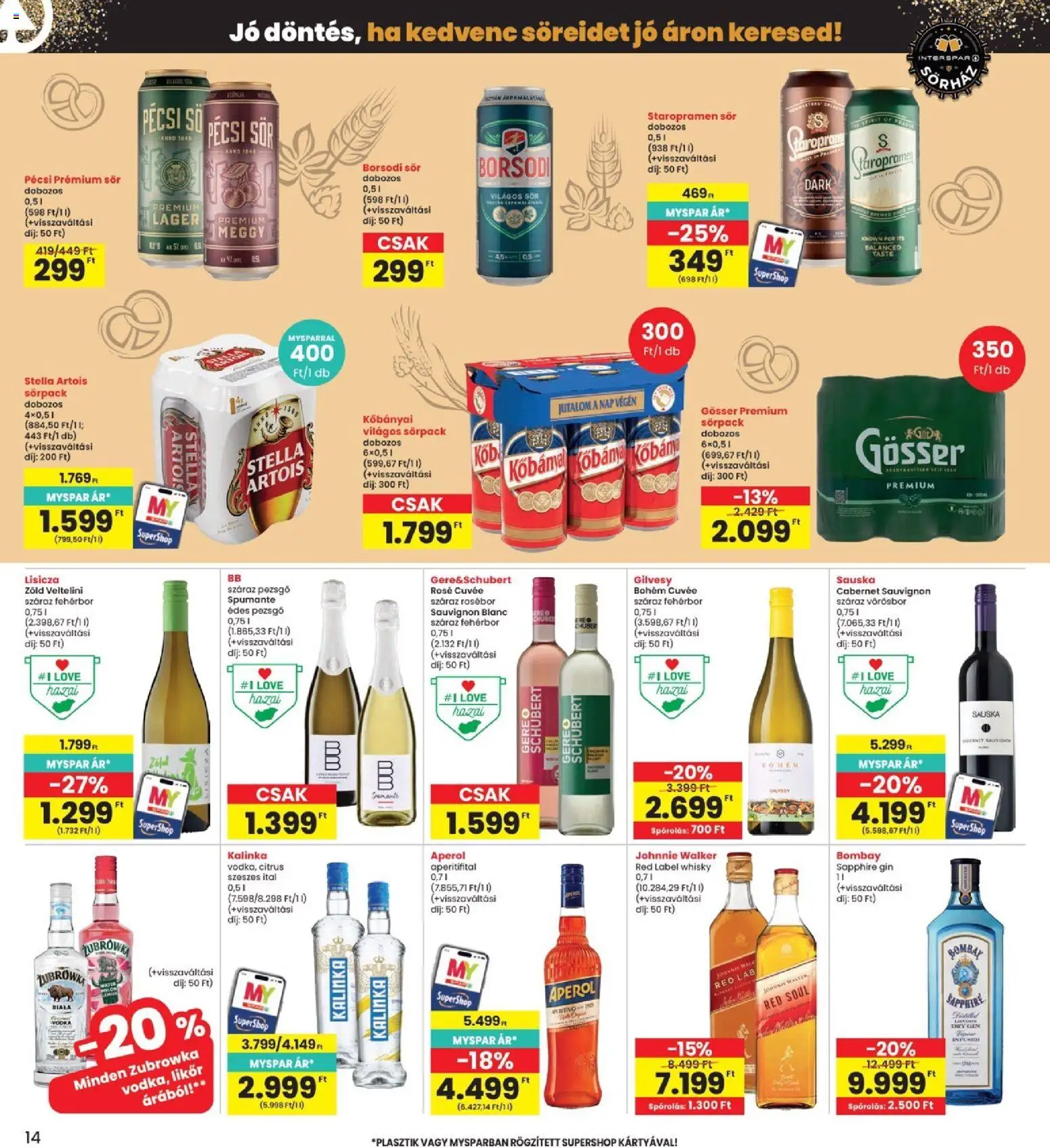 Interspar akciós újság Akciós újság in Magyarország