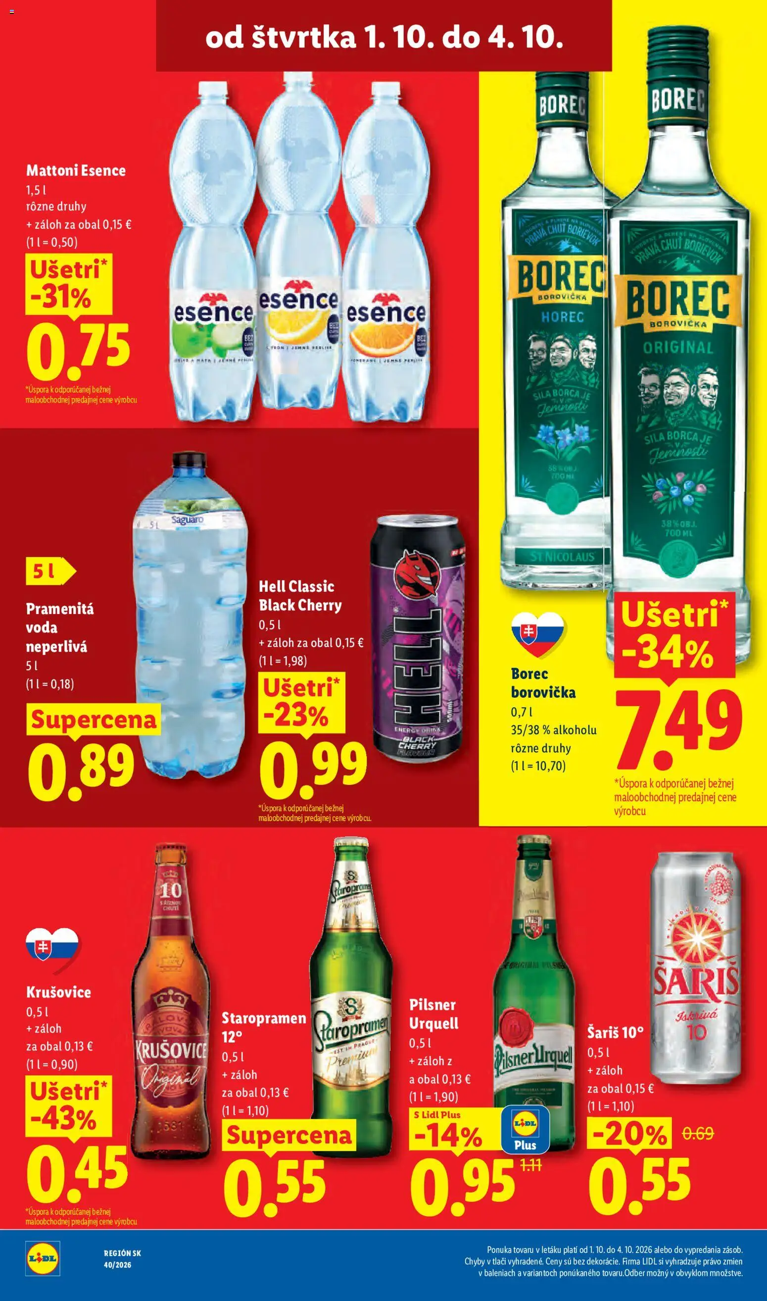 Lidl leták Leták in Slovensko
