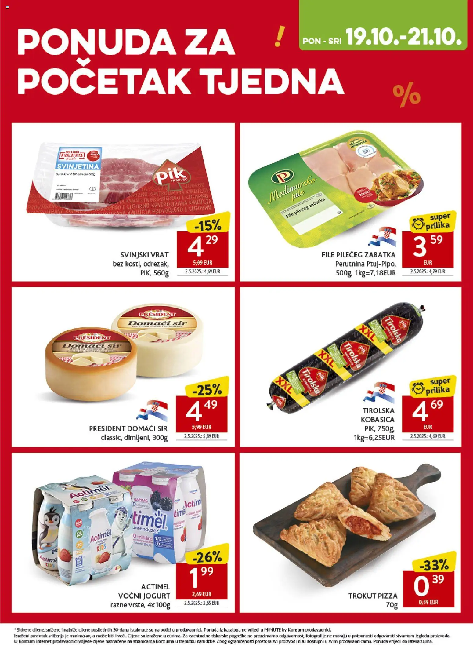 Konzum HR akciós újság Akciós újság in Magyarország