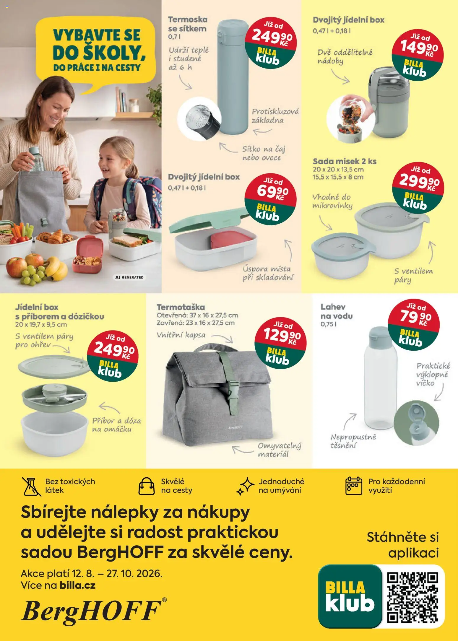 Billa Velký leták Leták in Česko