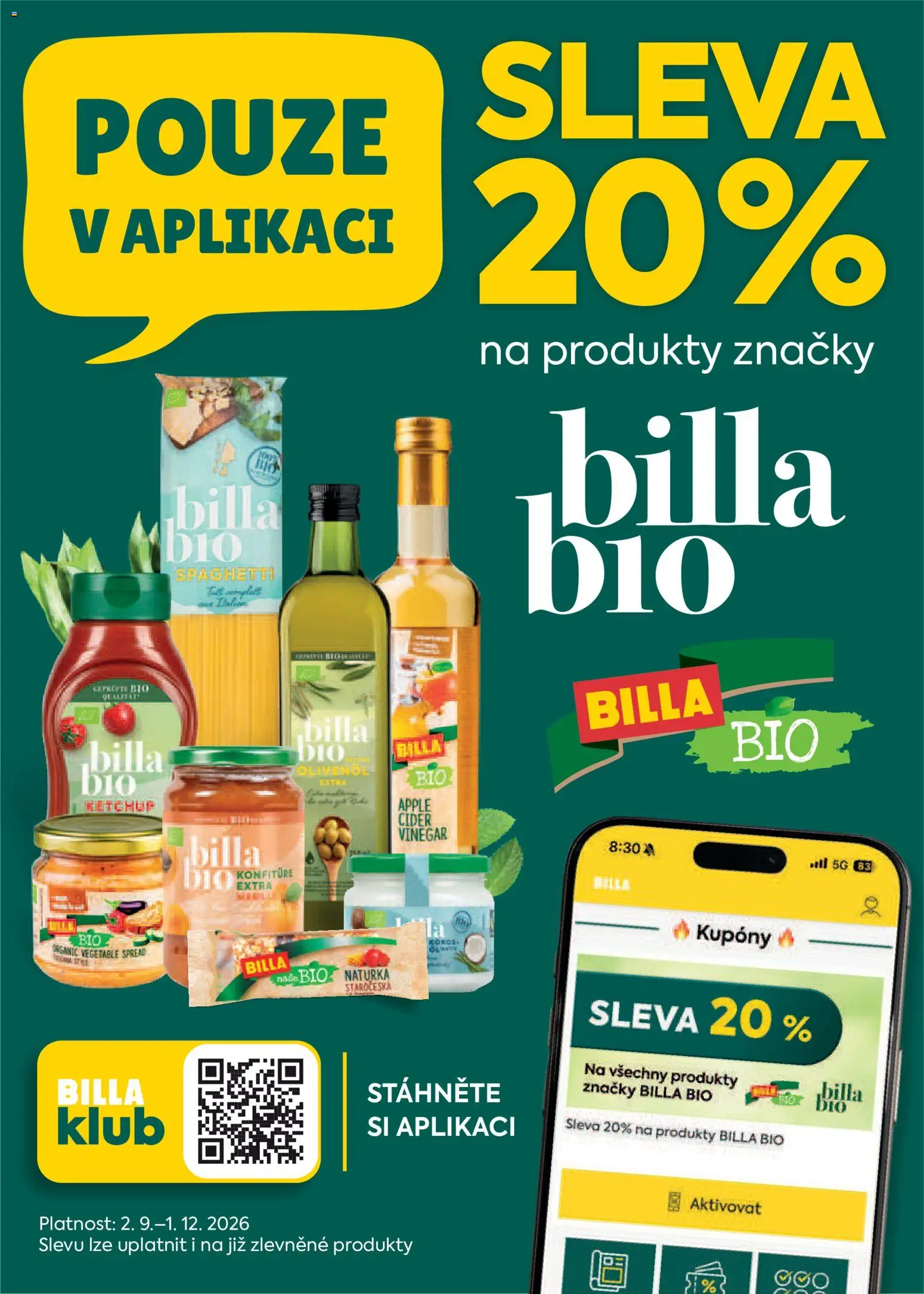 Billa Velký leták Leták in Česko