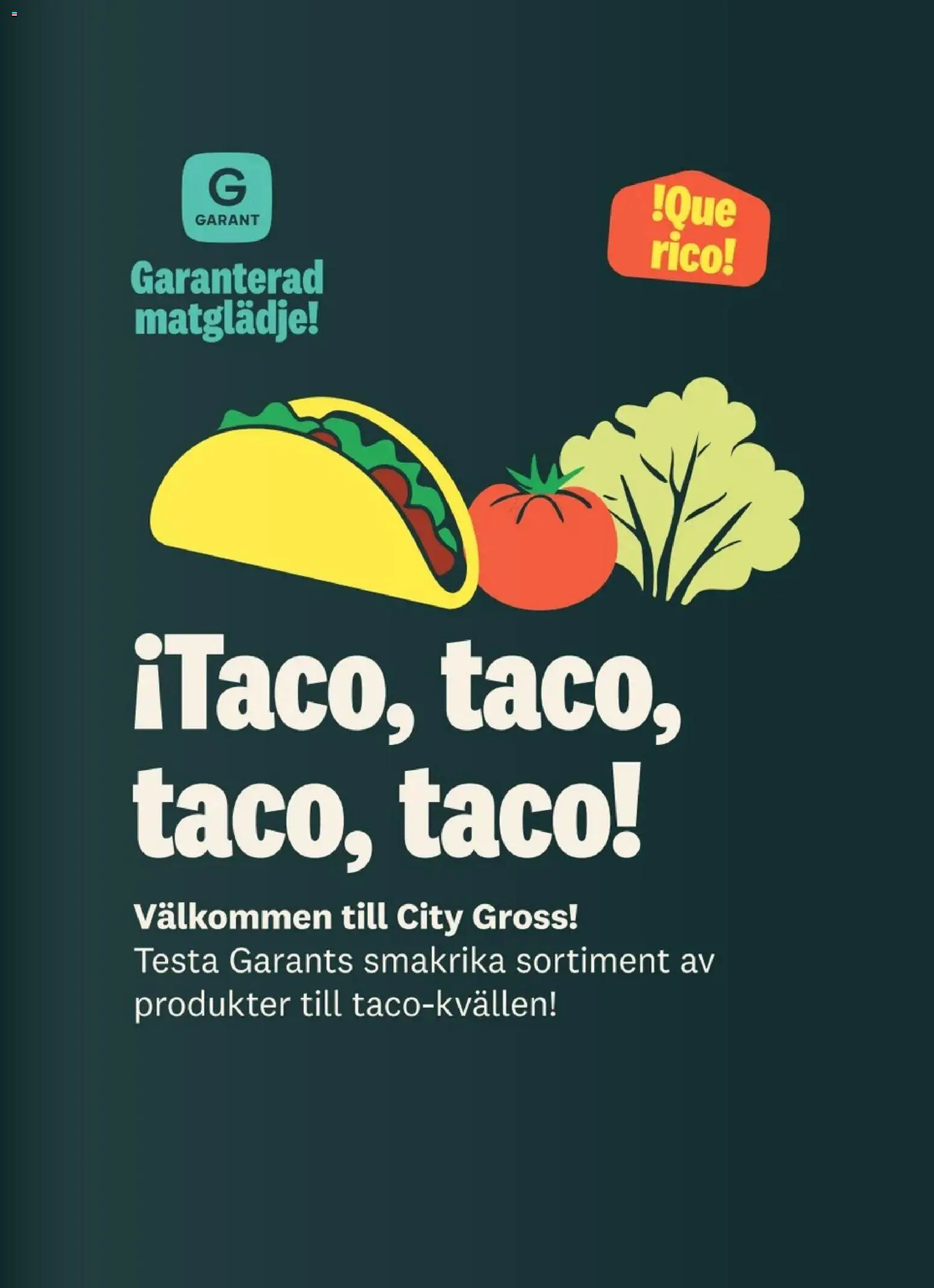City Gross erbjudanden Reklamblad in Sverige