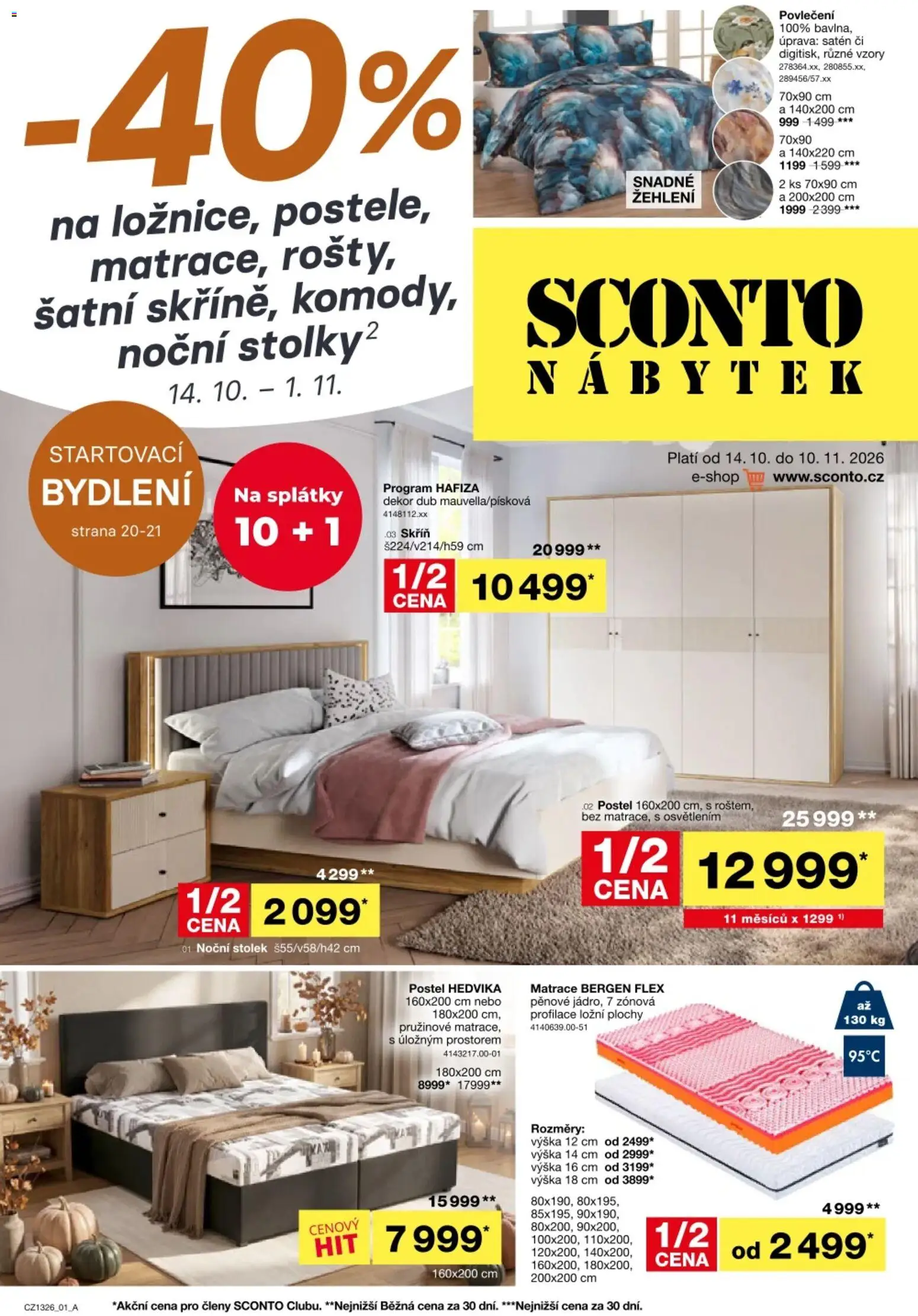 Sconto nábytek leták Leták in Česko