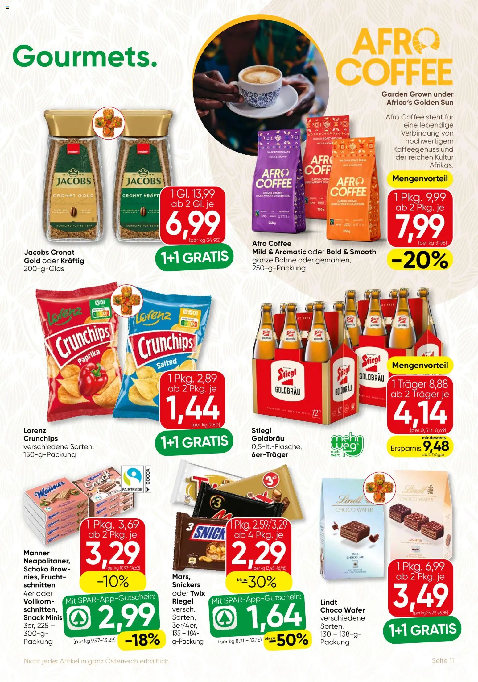 SPAR Gourmet Flugblatt Flugblatt in Österreich