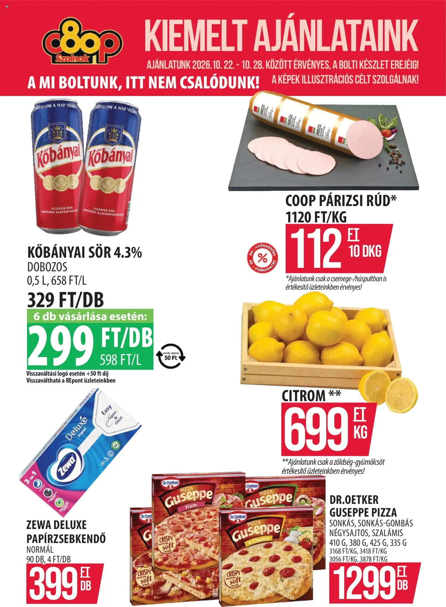 COOP Szolnok akciós újság Akciós újság in Magyarország