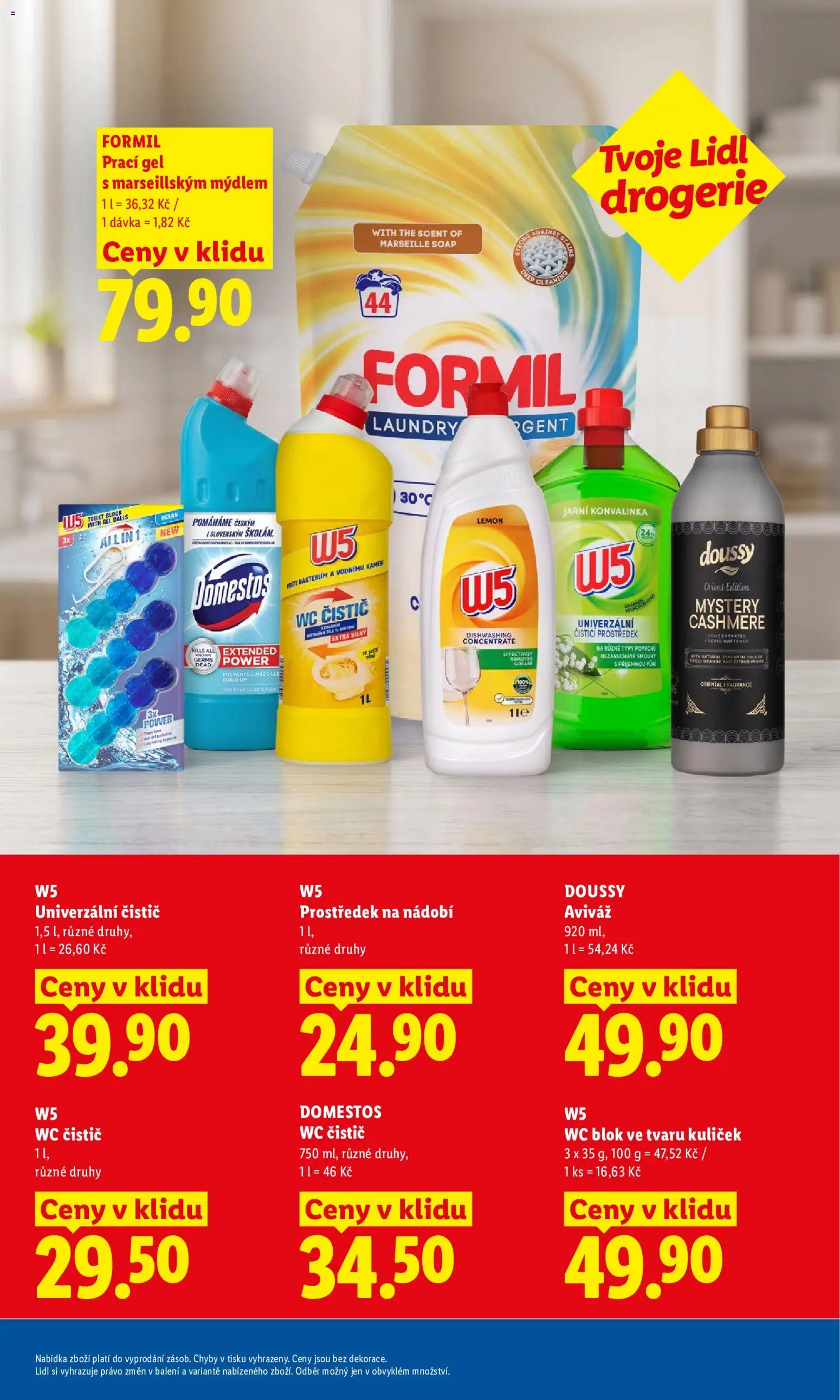 Lidl leták Leták in Česko