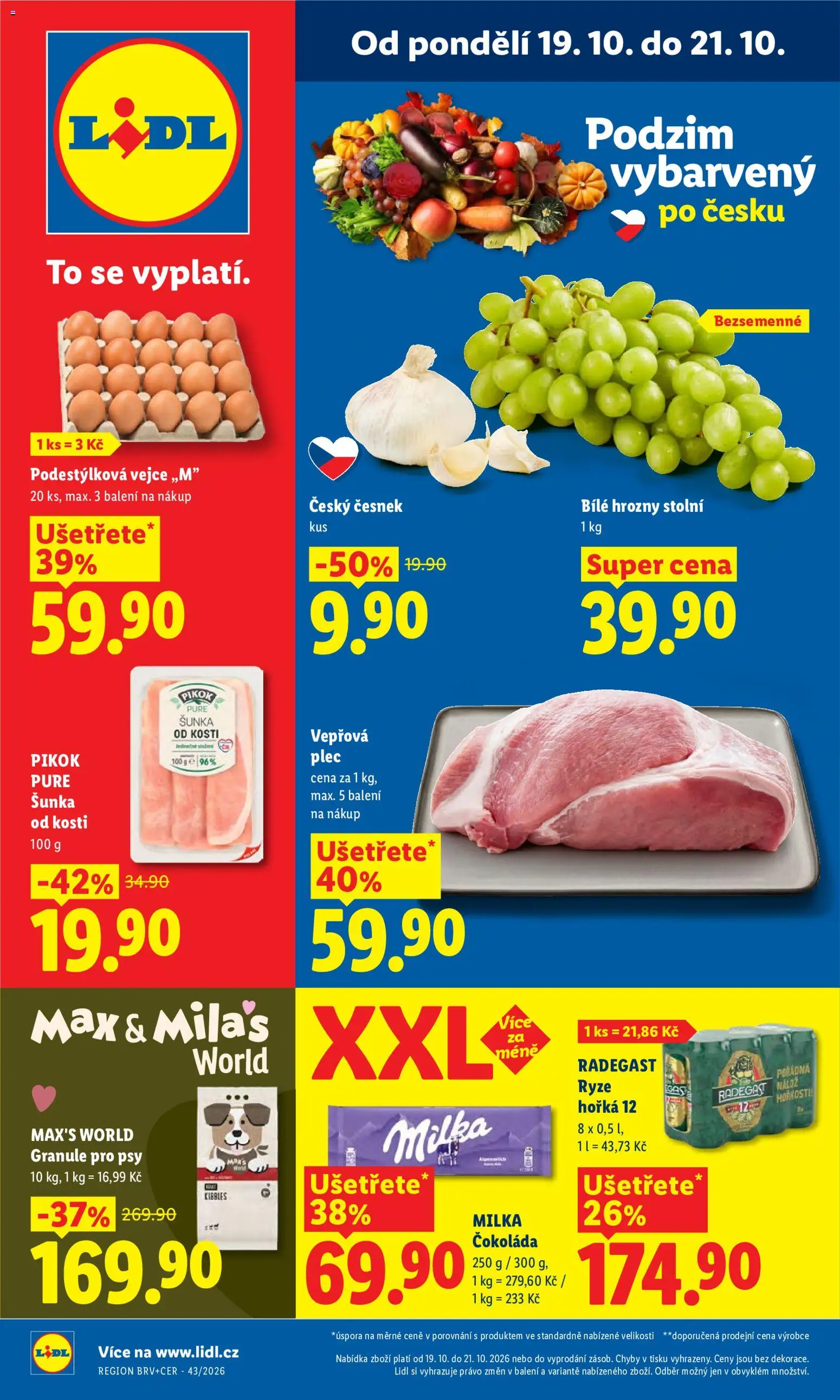 Lidl leták Leták in Česko