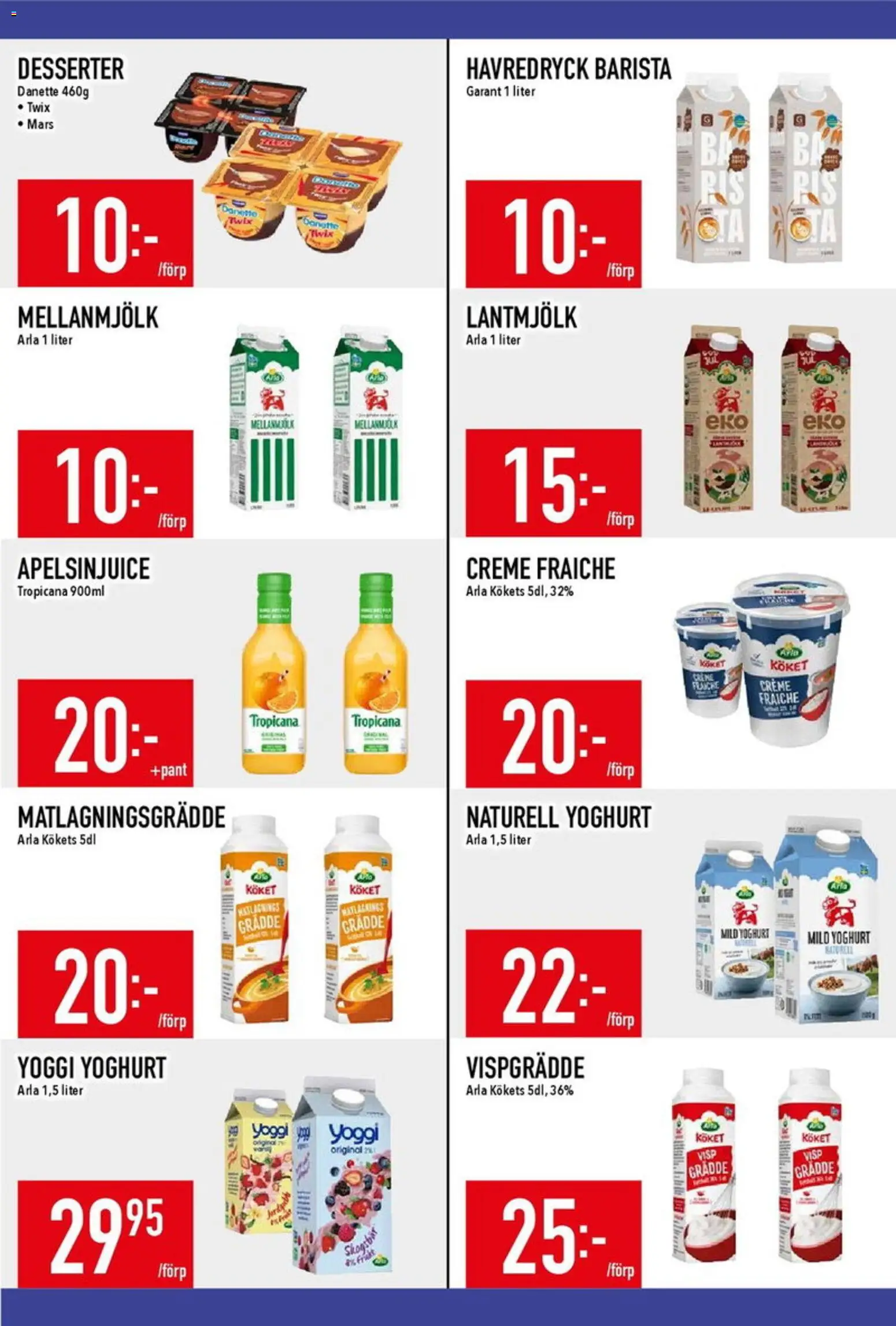 Matdax erbjudanden Reklamblad in Sverige