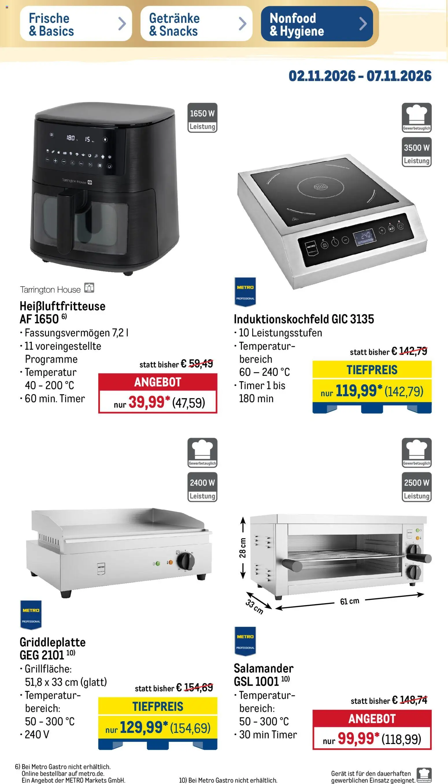 Metro Black Friday Prospekt in Deutschland