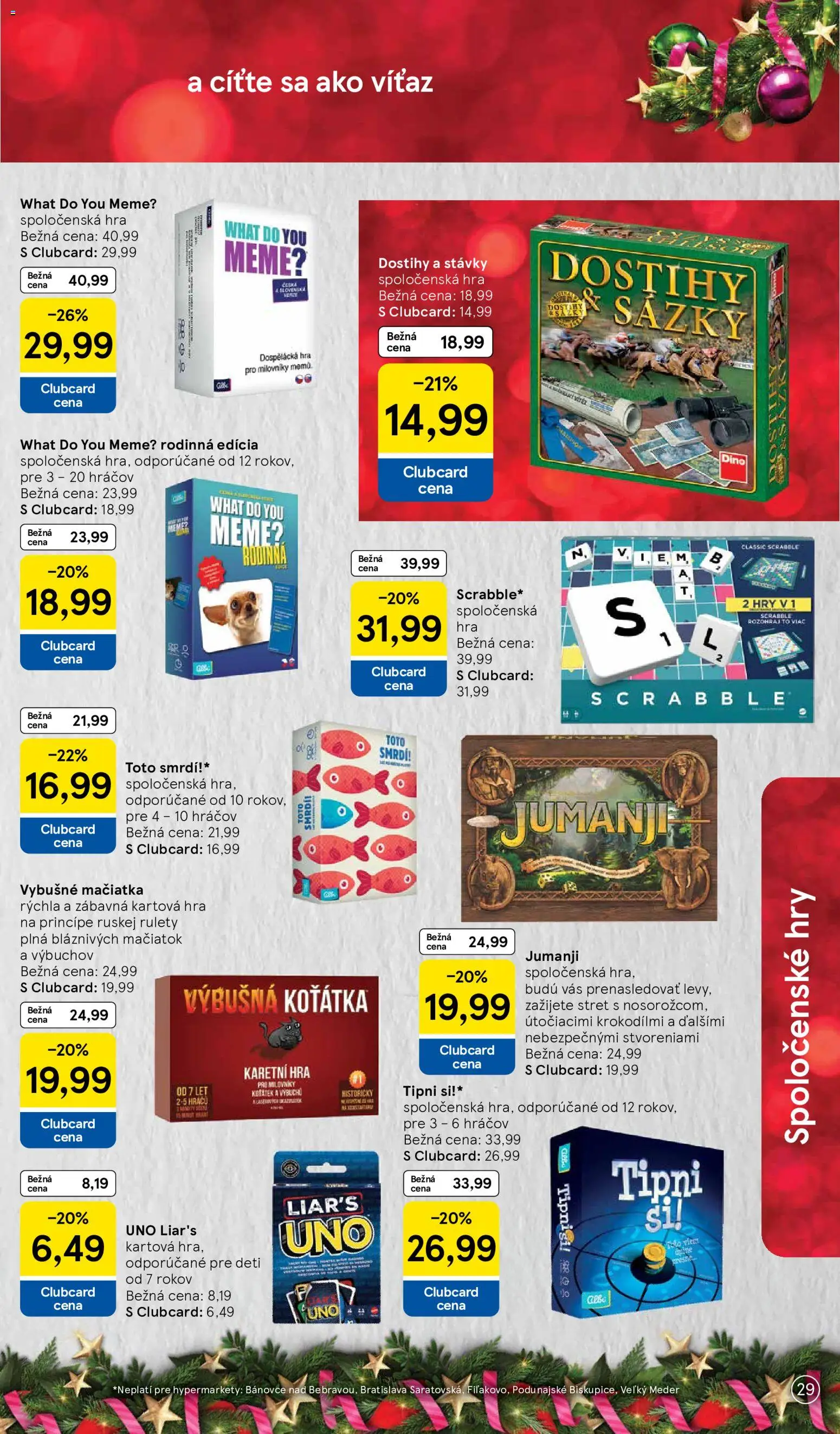 Tesco katalóg hračiek Leták in Slovensko