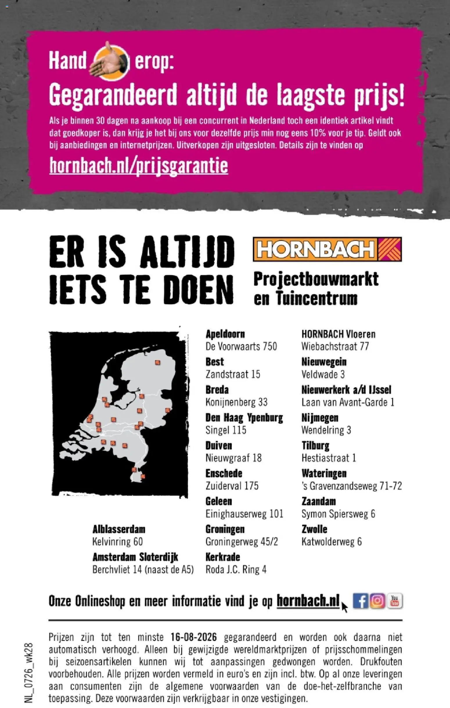 Nieuwe » Hornbach folder voor Juli « is er! Ontdek geweldige aanbiedingen en bespaar. | Nederland