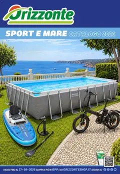 Orizzonte Orizzonte volantino Sport e Mare