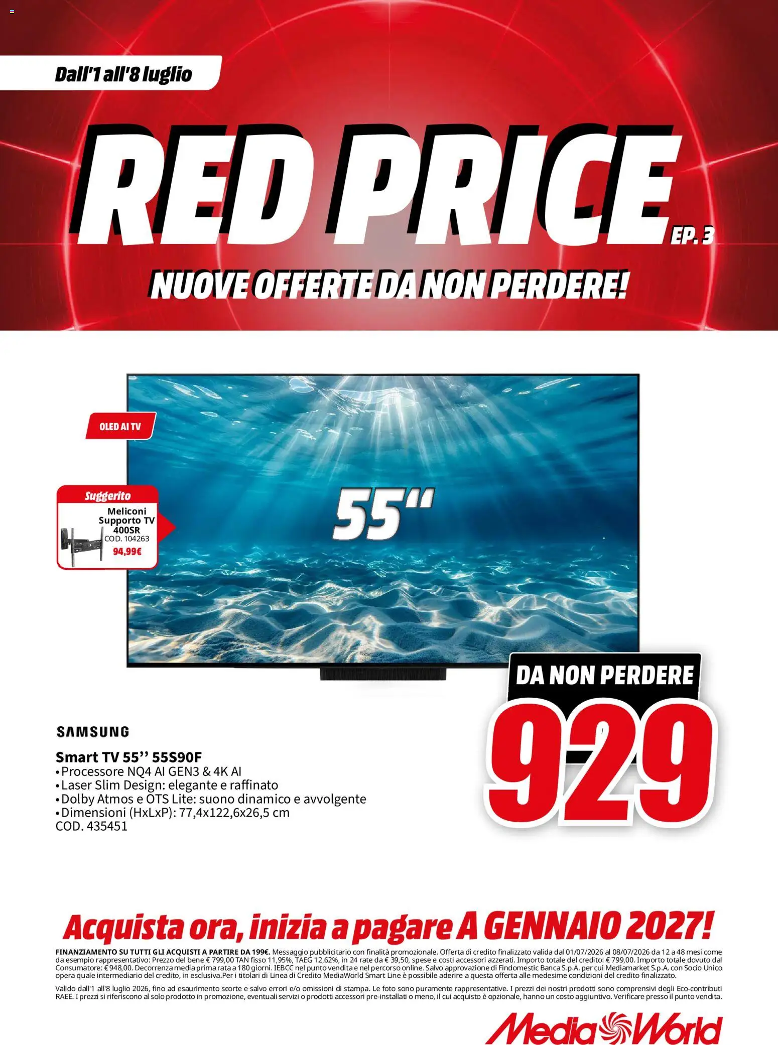 📣 Volantino Media World dal 📅 01/07/2026 - Scopri le offerte ora!🔥 | Italy
