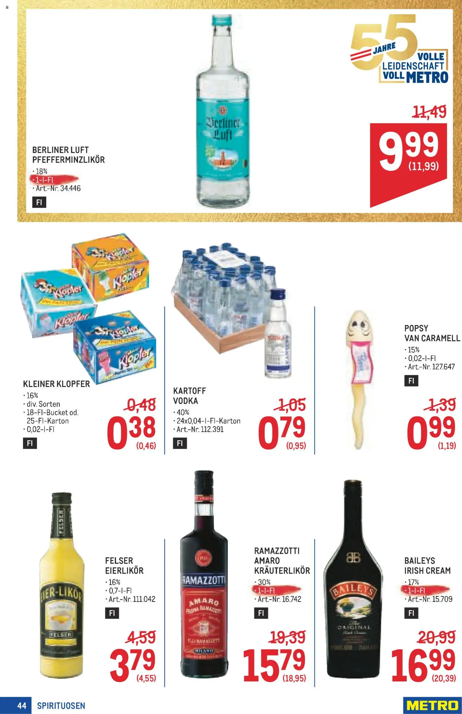 Metro angebote Profi Flugblatt in Österreich