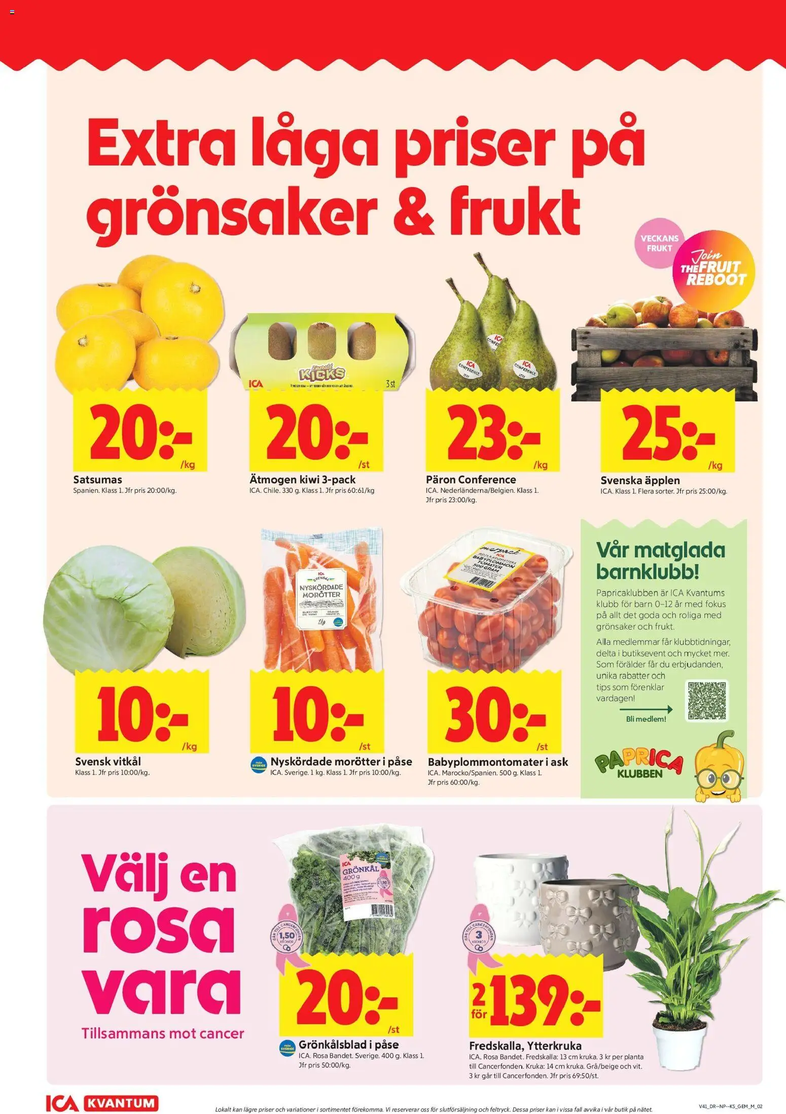 ICA Kvantum erbjudanden Reklamblad in Sverige
