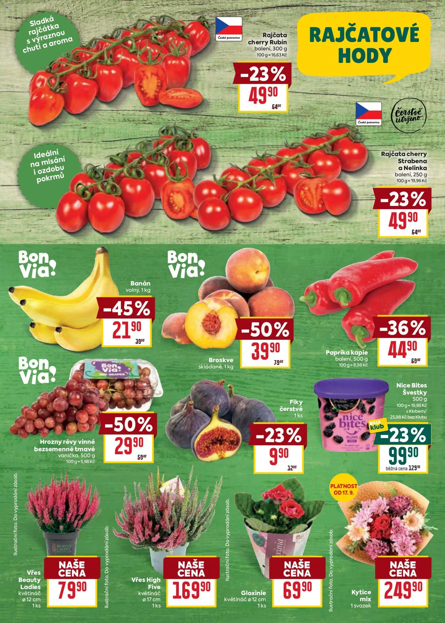 Billa Velký leták Leták in Česko