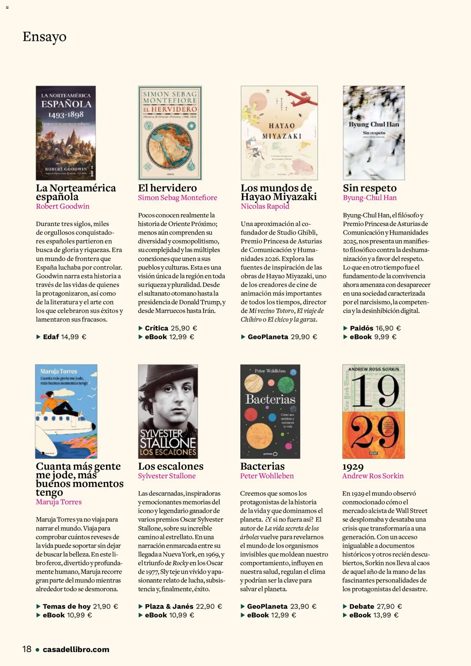 Casa del libro folleto Folleto in España