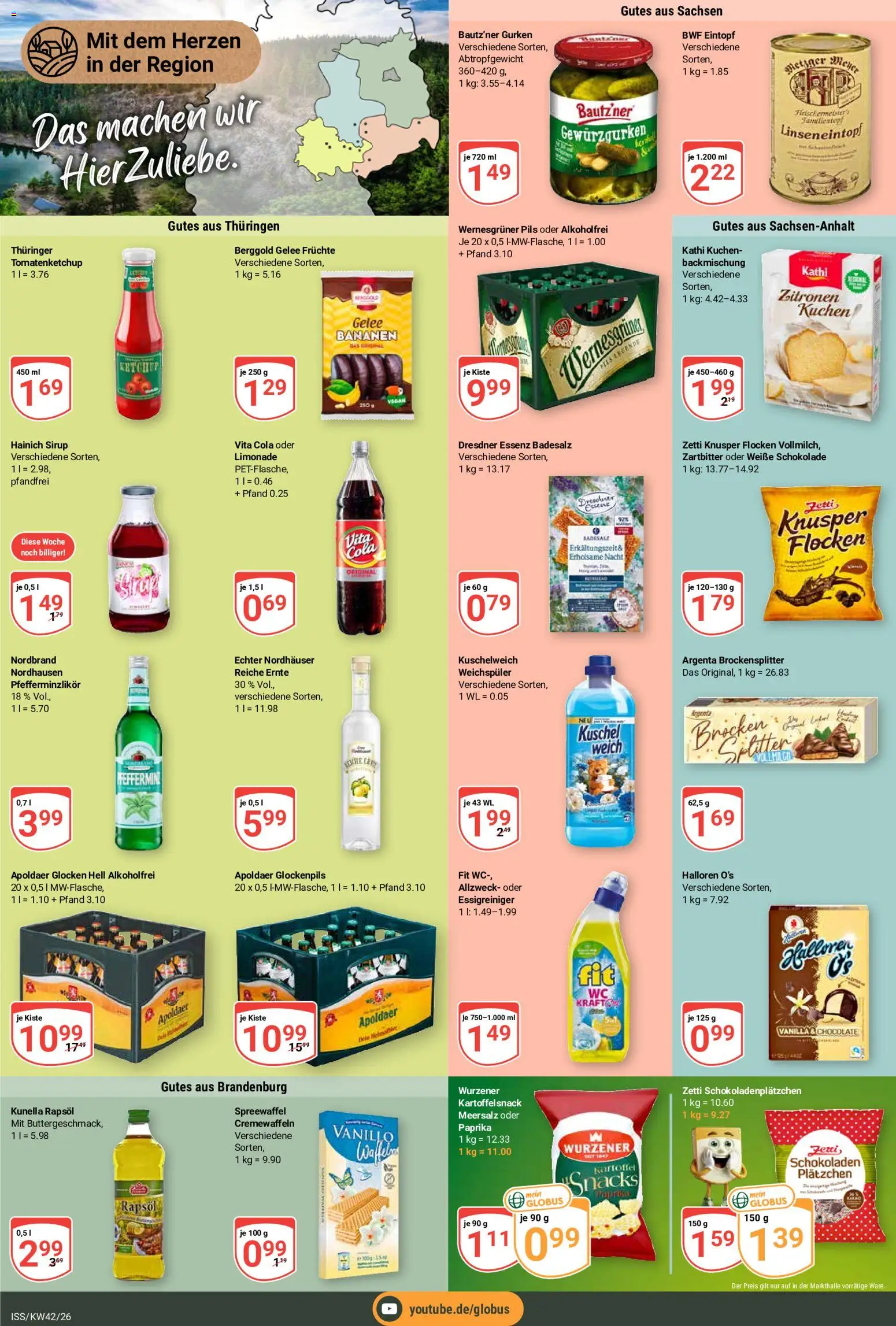 Globus Prospekt Prospekt in Deutschland