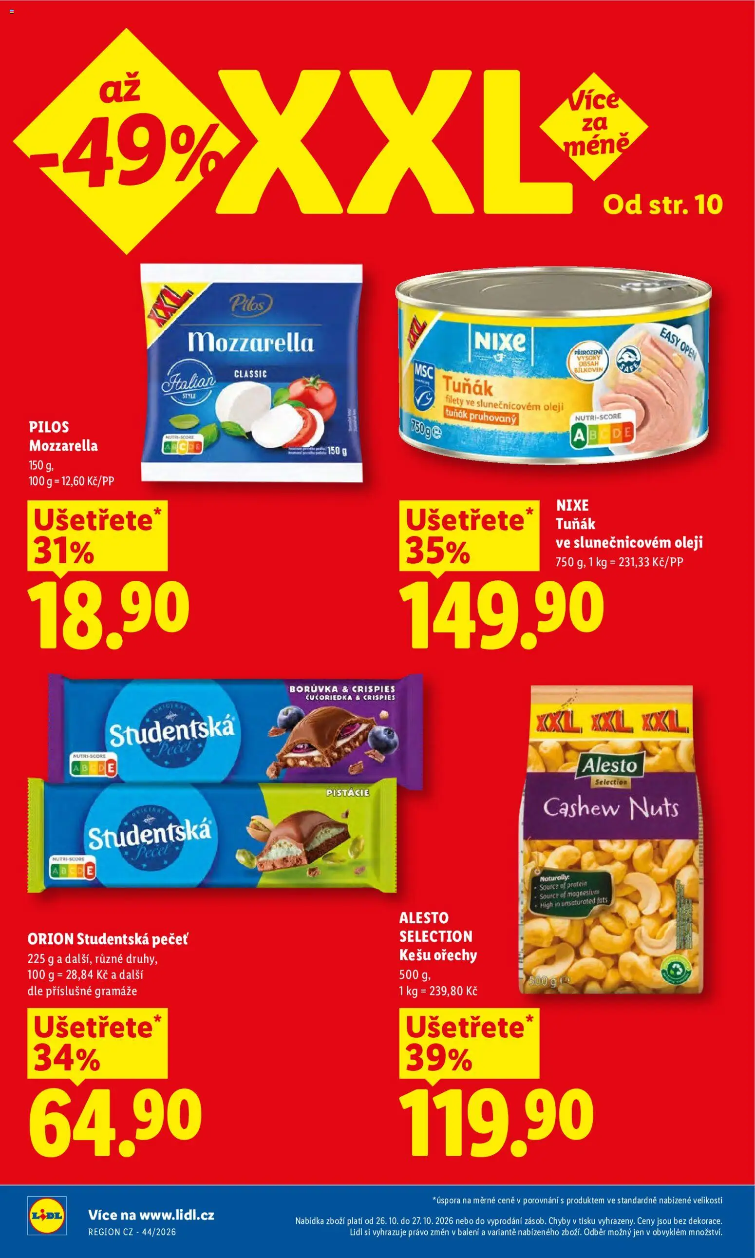 Lidl leták Leták in Česko
