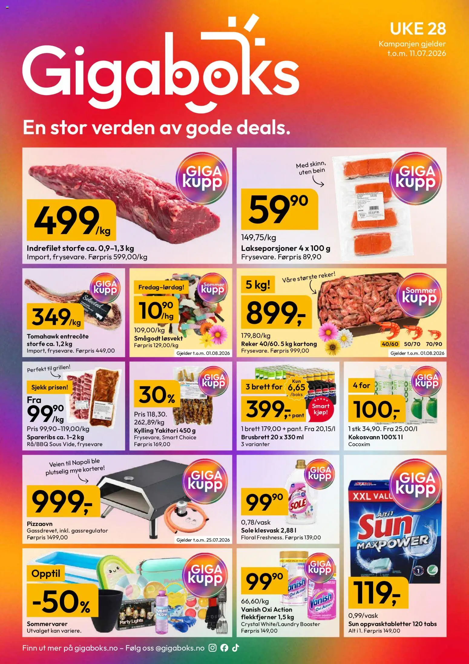 Nye » Gigaboks kundeavis « er nå online. Se alle Julitilbud på mobilen og spar! | Norge