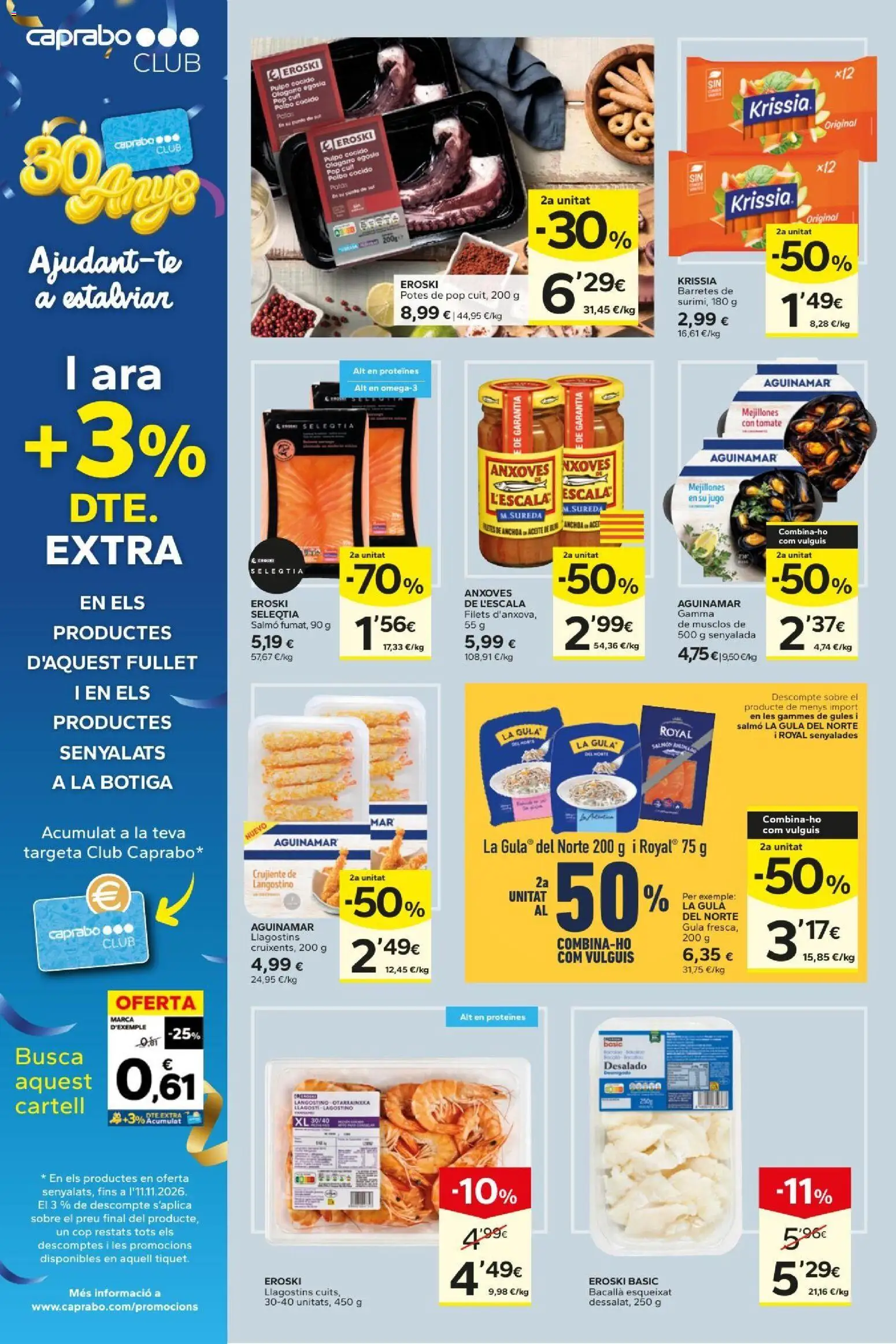 Caprabo folleto Folleto in España