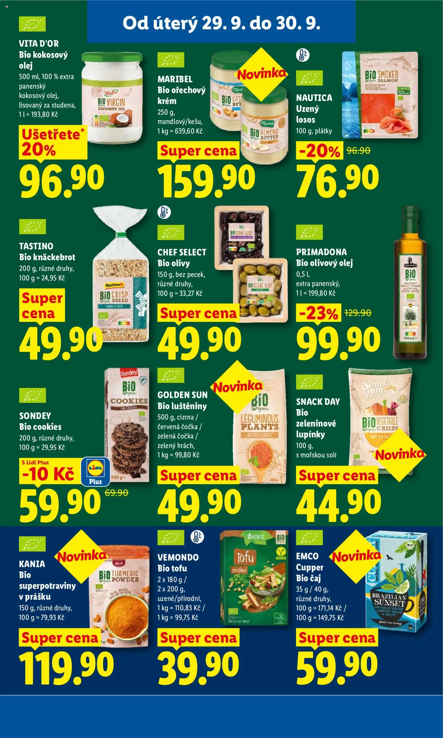 Lidl leták Leták in Česko