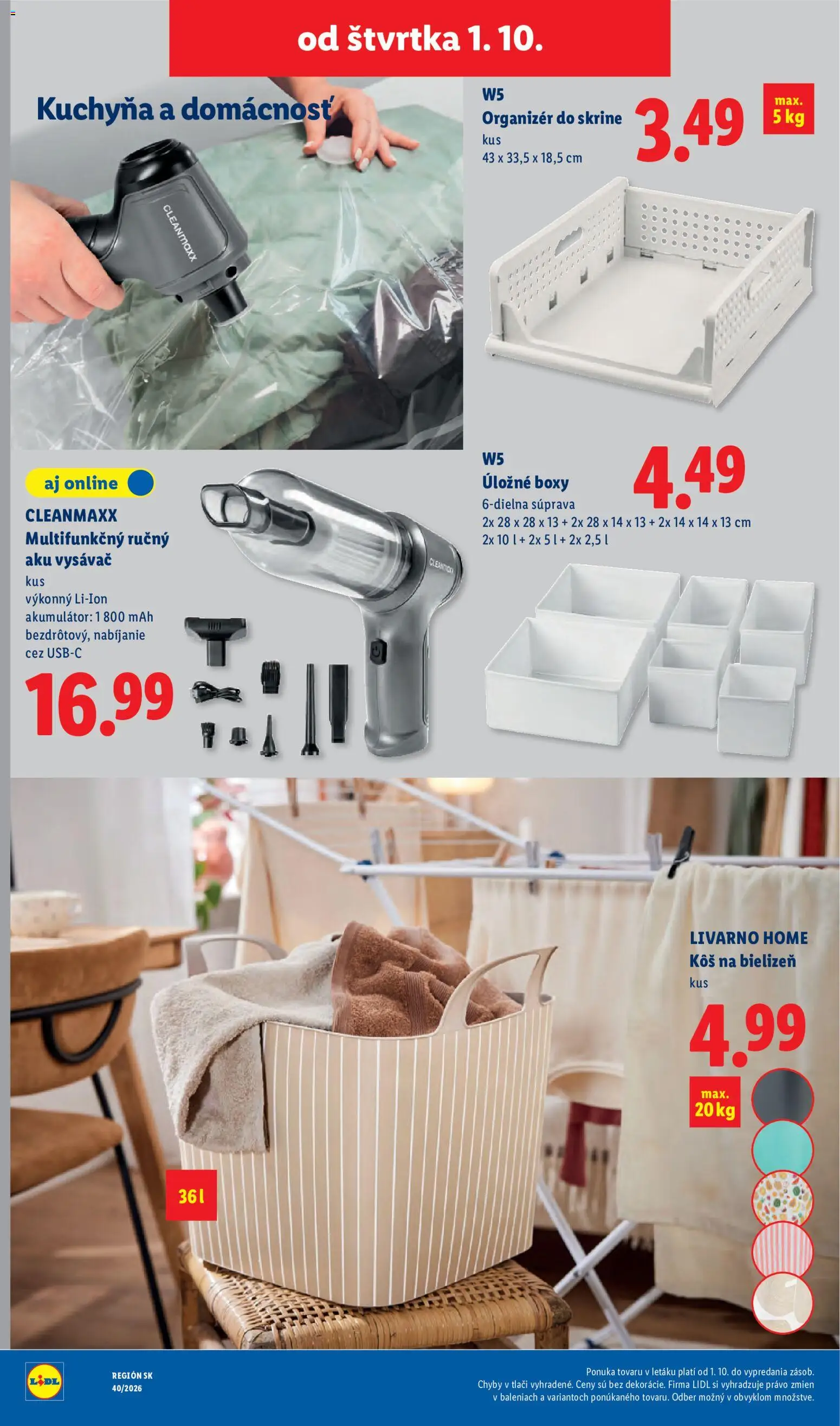 Lidl leták Leták in Slovensko