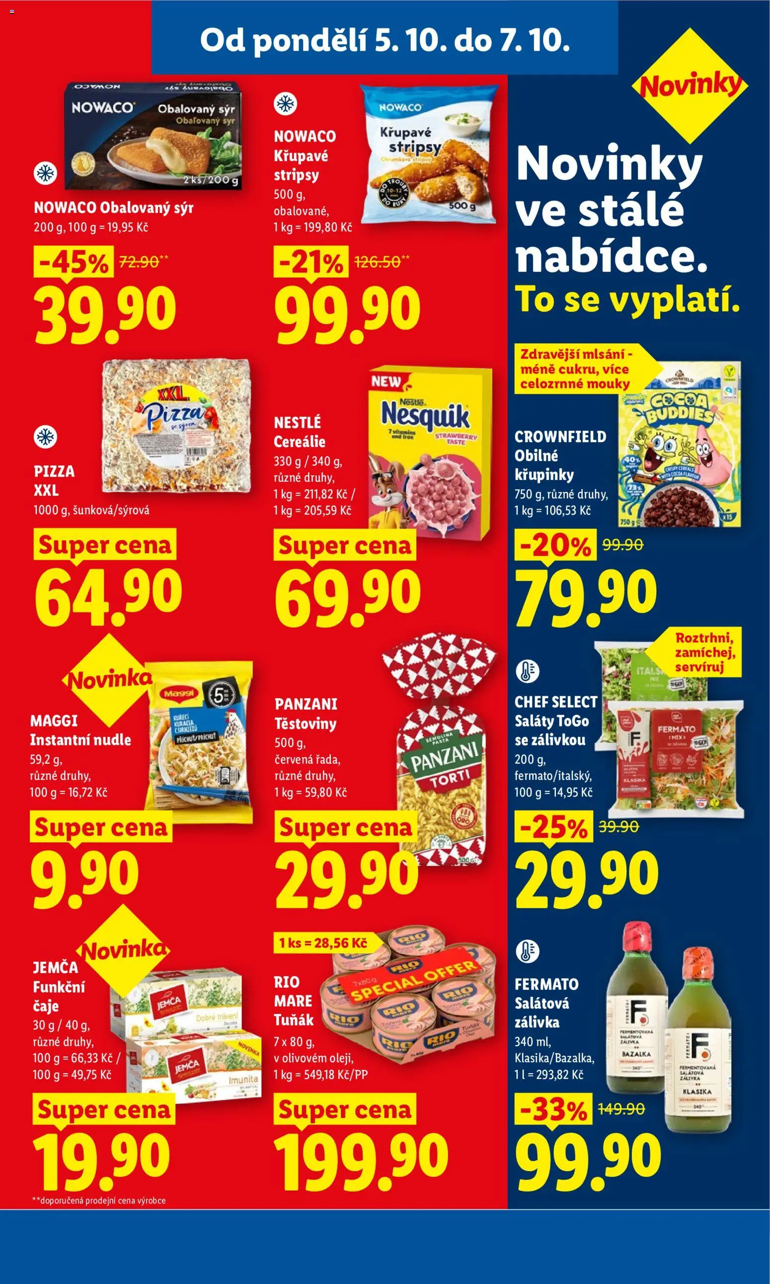 Lidl leták Leták in Česko
