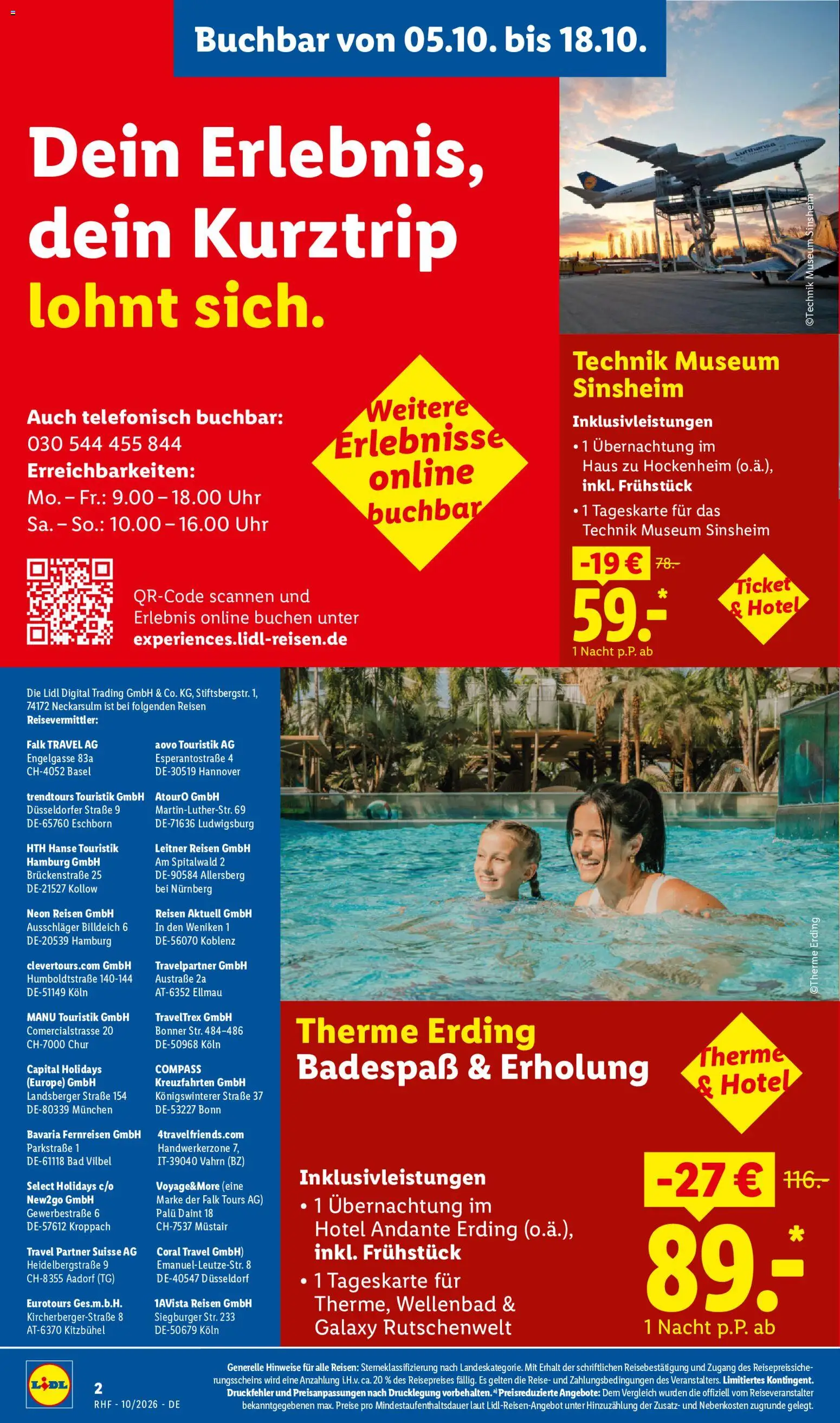 Lidl Reisen Prospekt Prospekt in Deutschland