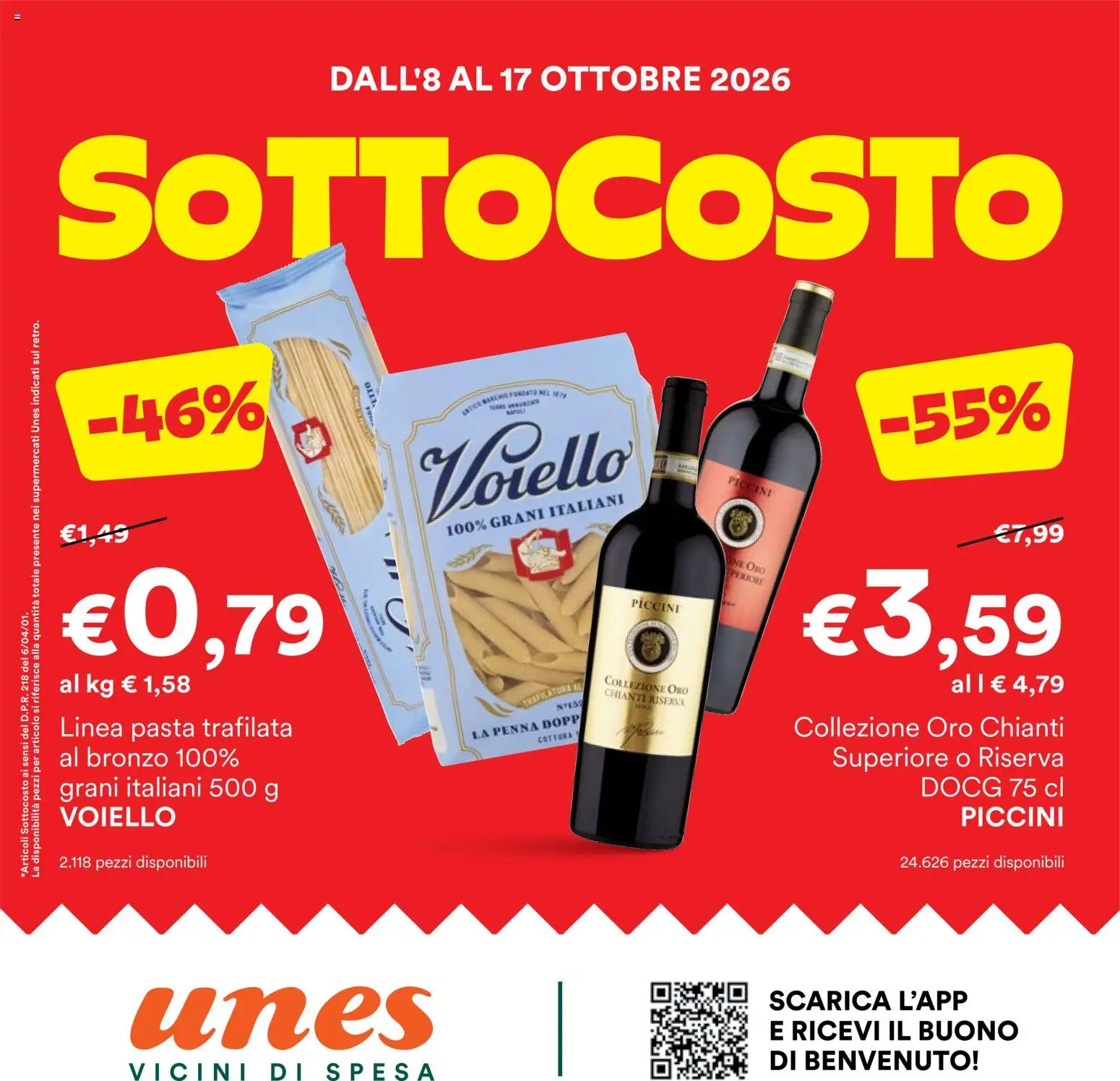 Unes volantino Volantino in Italy
