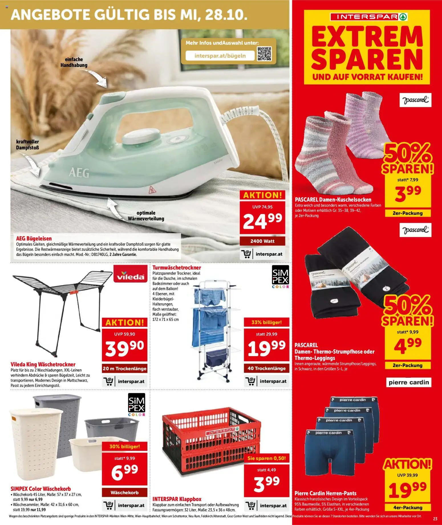 Interspar Flugblatt Flugblatt in Österreich
