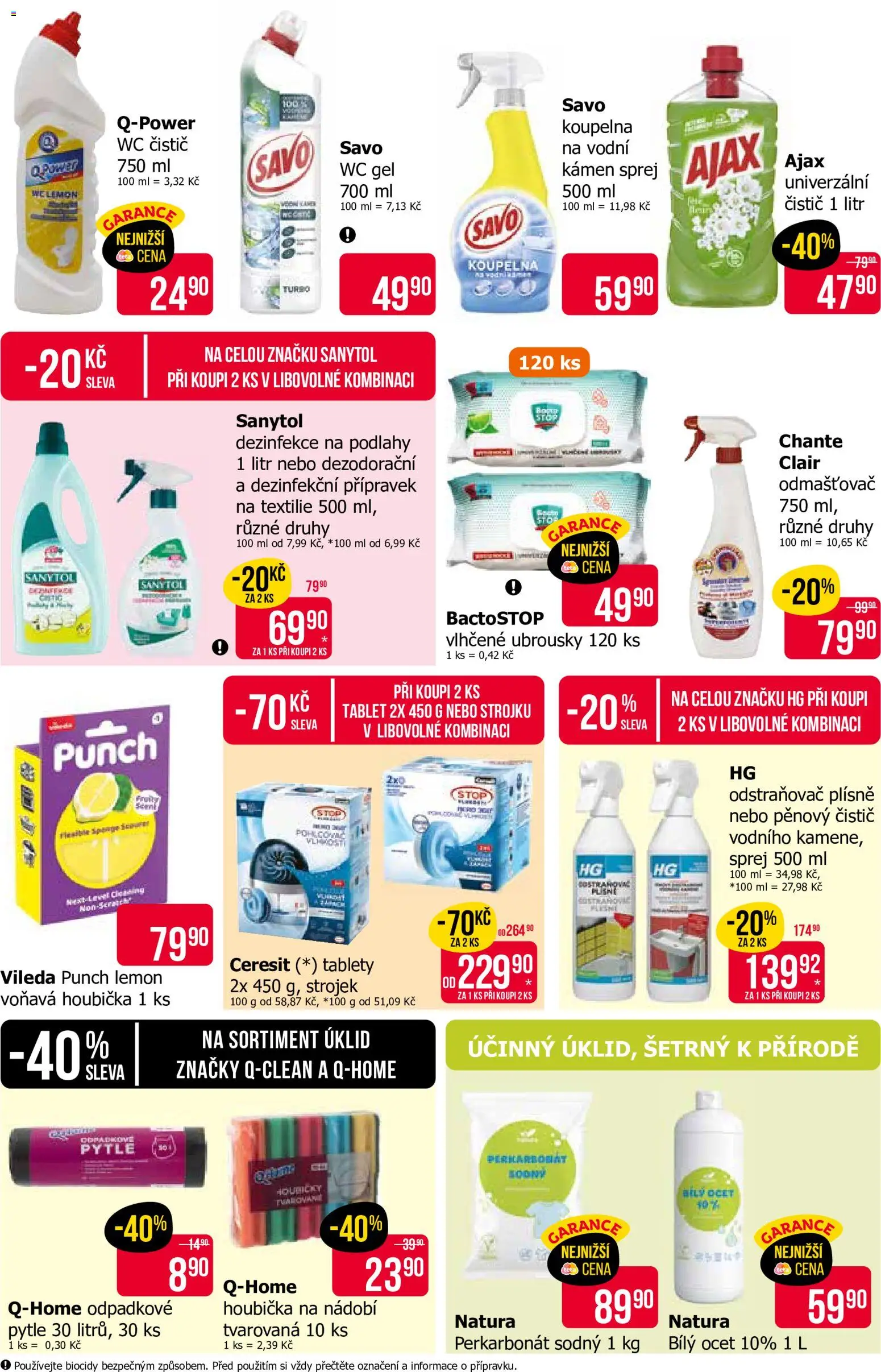 TETA Drogerie leták Leták in Česko