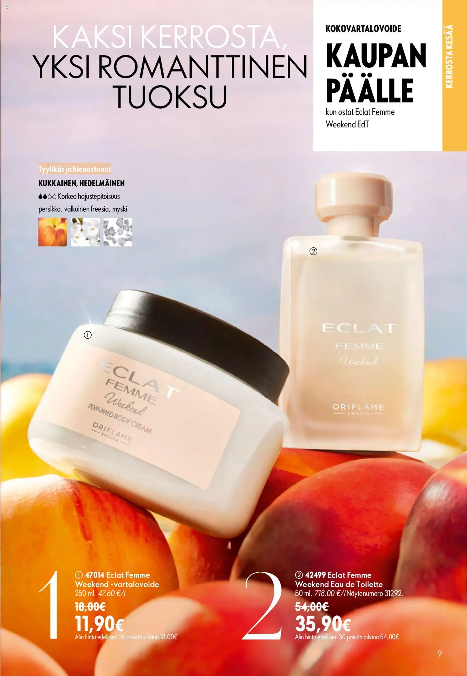 🛍️ Oriflame - Esite 09 alkaen 24/06/2026 » Katso huipputarjoukset ja säästä jo tänään! 💰 | Suomi