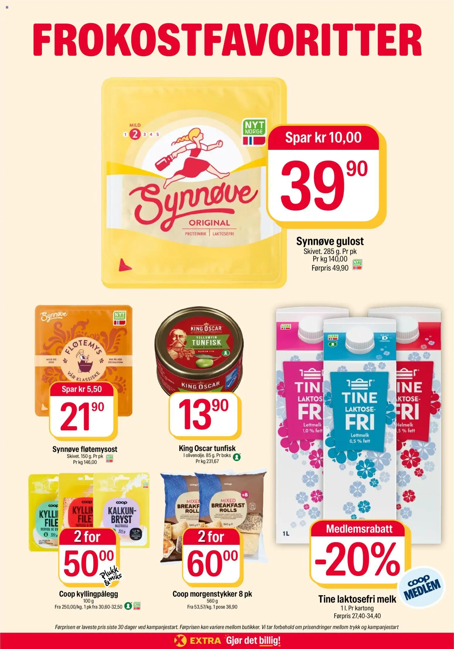 Coop Extra kundeavis Kundeavis in Norge