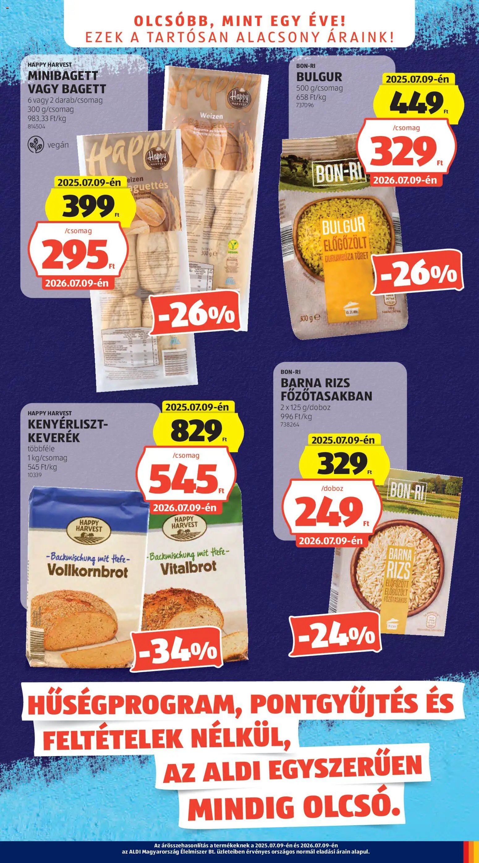 Aldi akciós újság ⚡ 2026.07.09.-tól/től ⚡ Szórólap | Magyarország