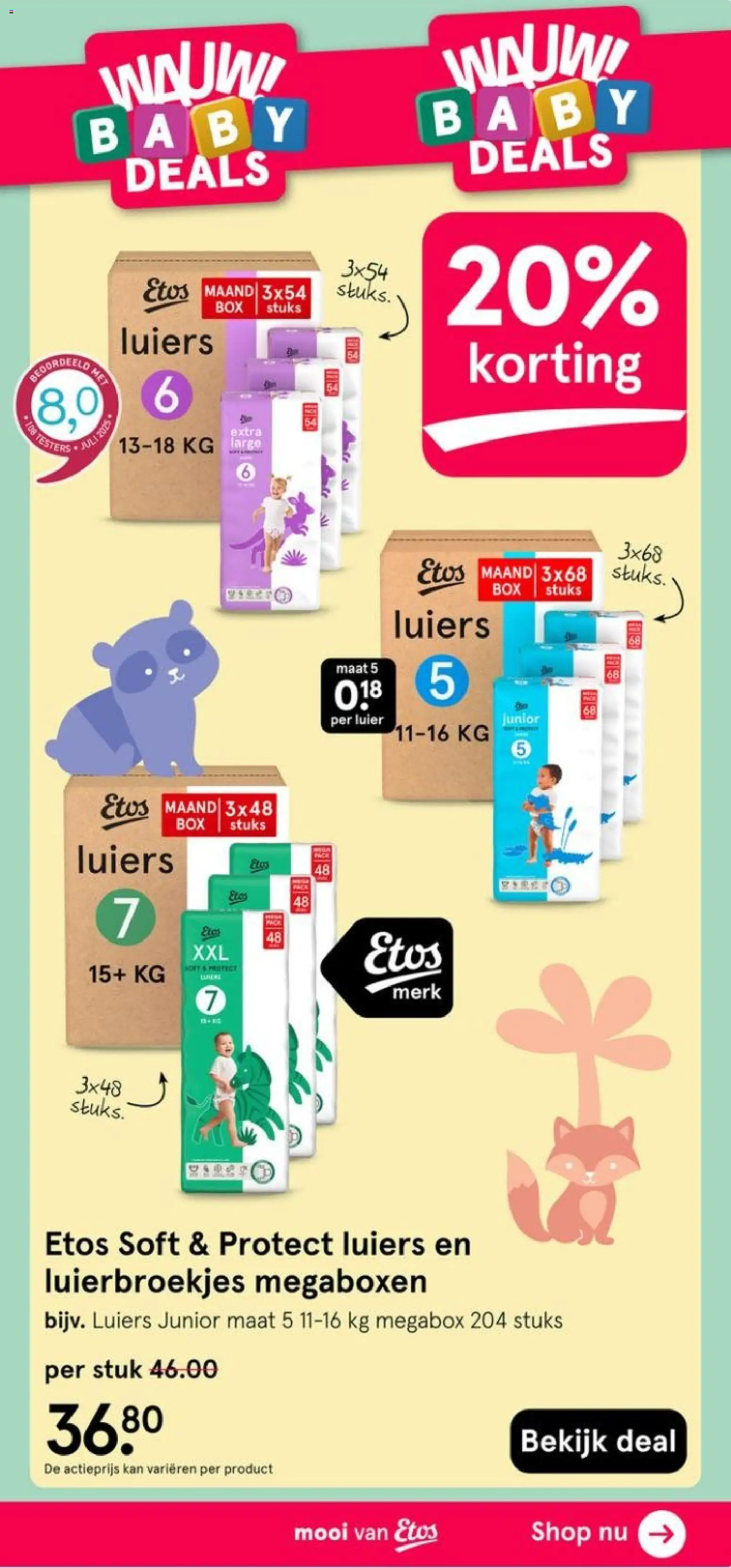 Nieuwe » Etos folder voor Juli « is er! Ontdek geweldige aanbiedingen en bespaar. | Nederland
