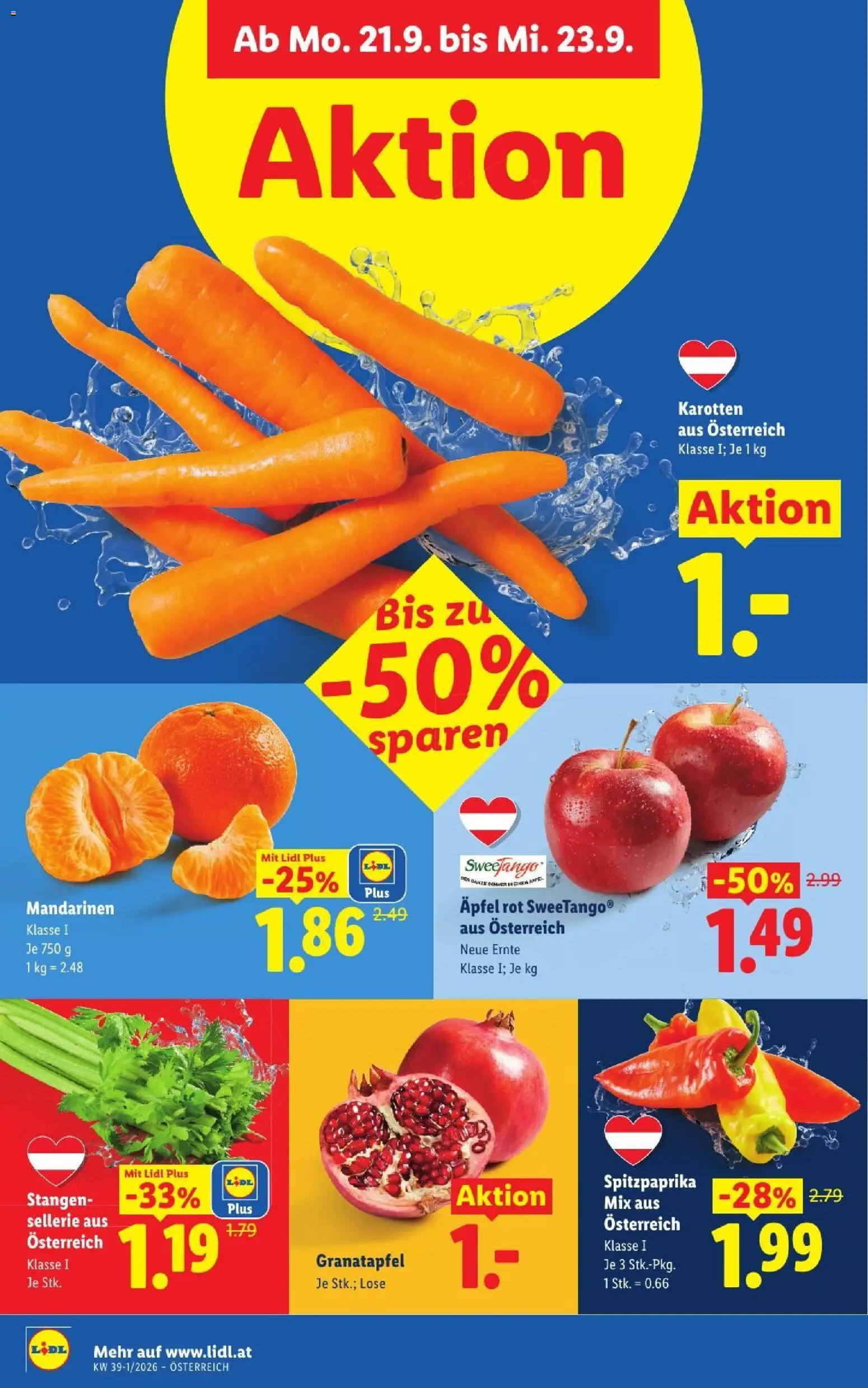 Lidl - Flugblatt Flugblatt in Österreich