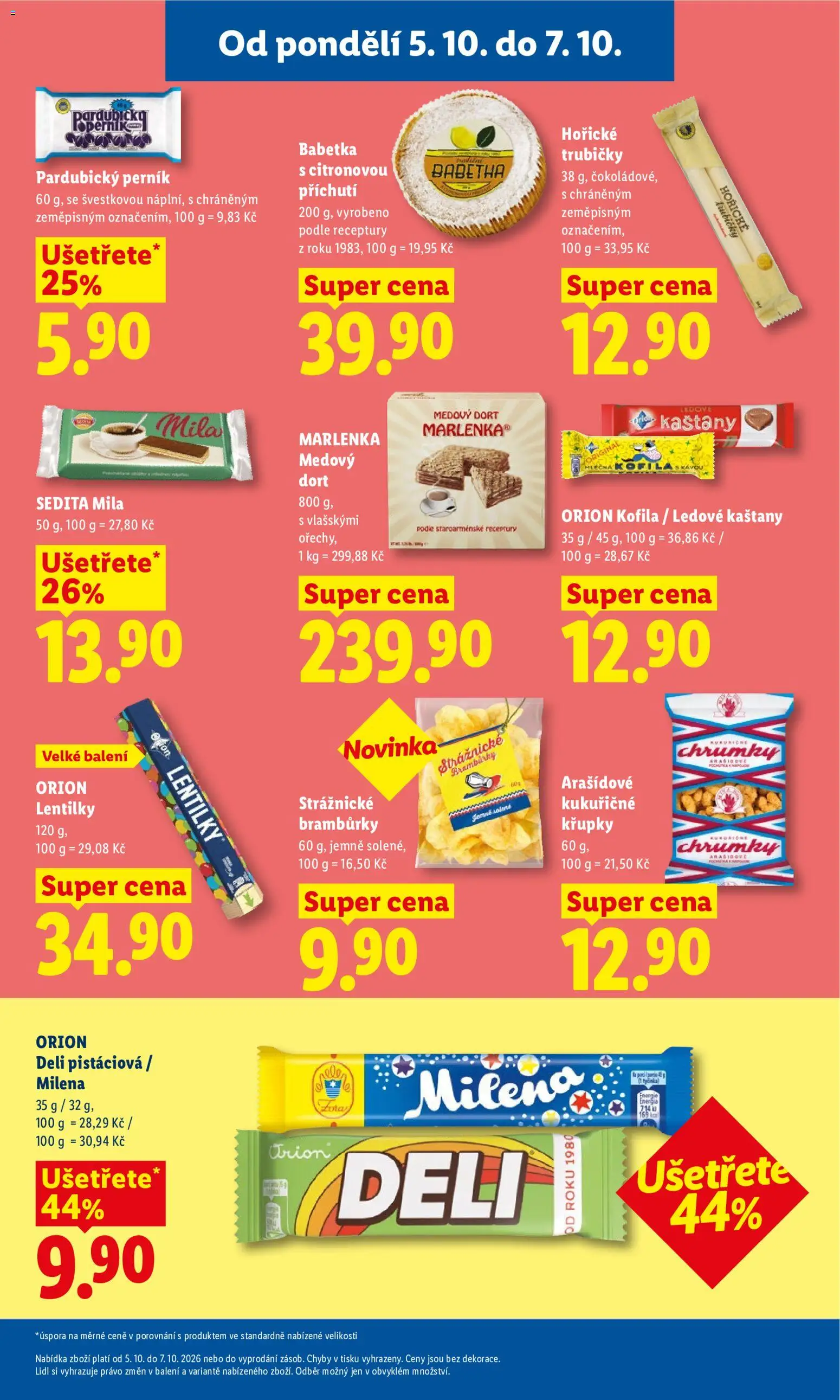 Lidl leták Leták in Česko