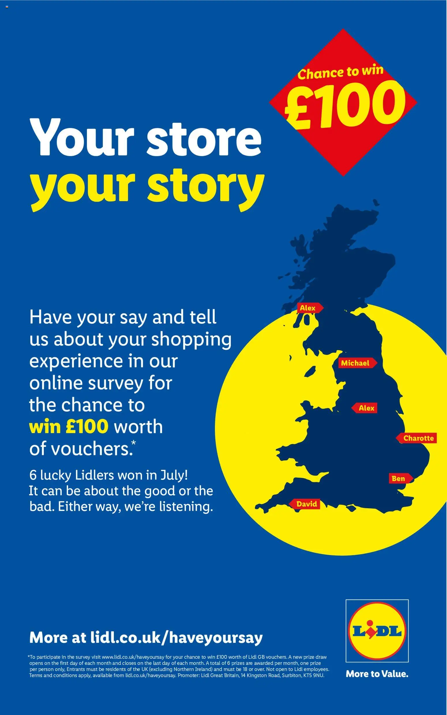 Weekly offers Lidl England Leaflet in United Kingdom