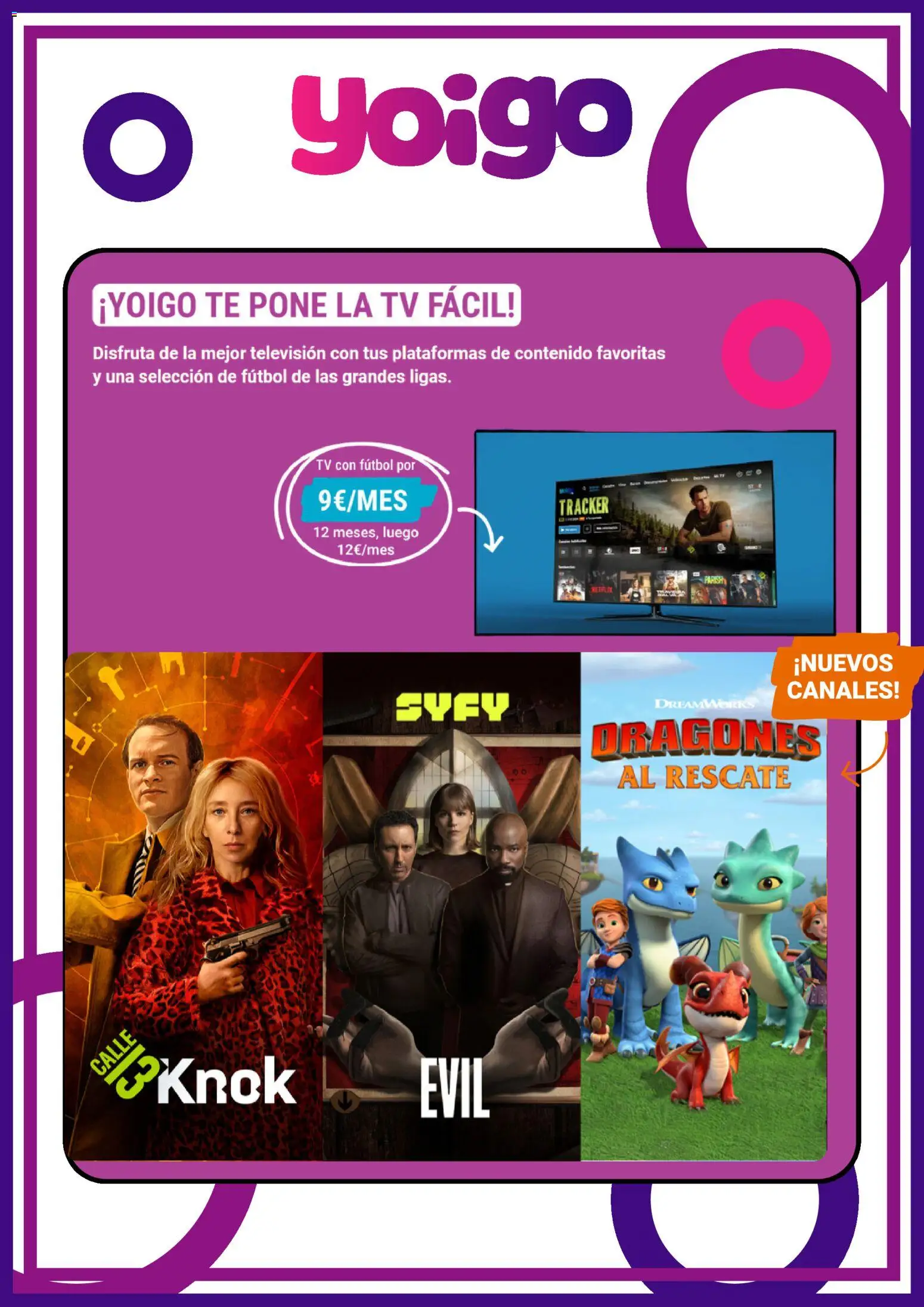 Yoigo ofertas Folleto in España
