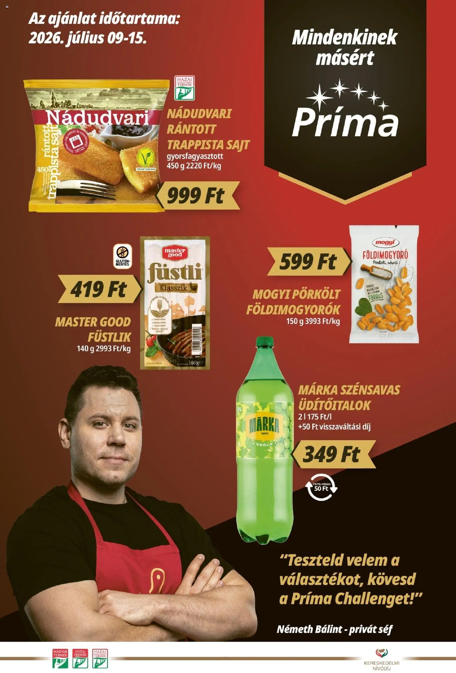 CBA Príma Akciós Újság 2026.07.09.-tól/töl - fantasztikus ajánlatokat! 🛍️ | Magyarország