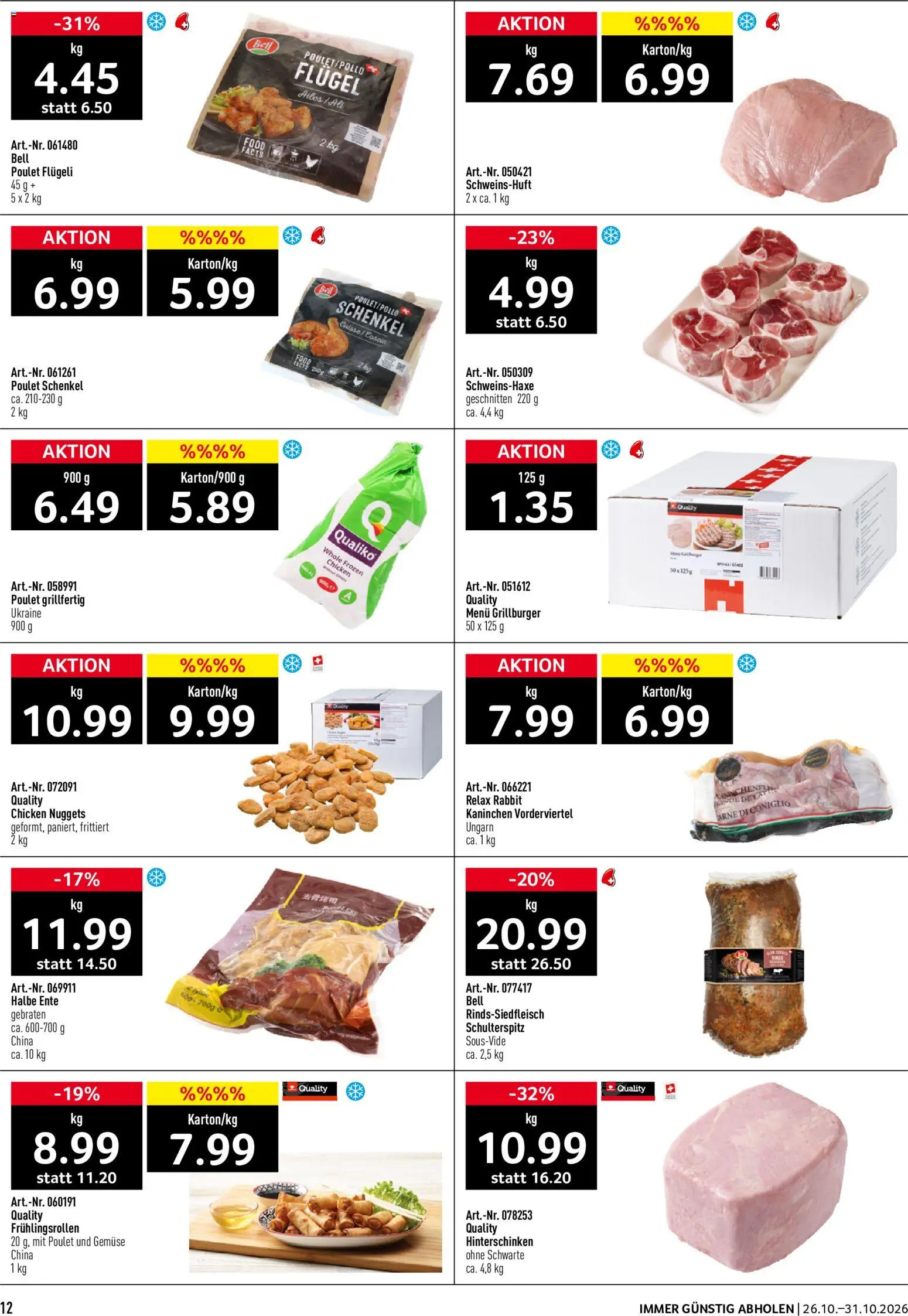 Prodega aktionen Prospekt in Schweiz
