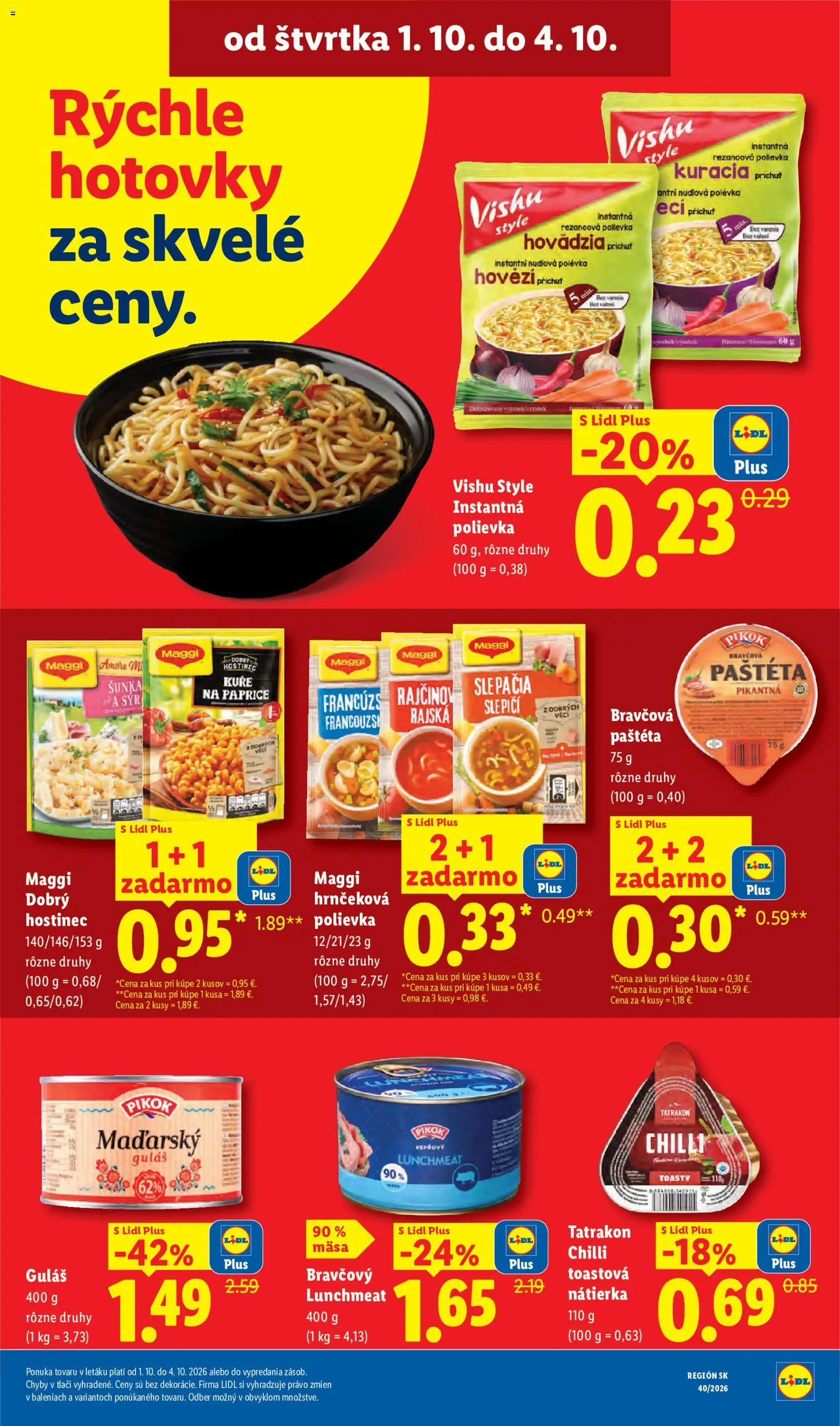 Lidl leták Leták in Slovensko