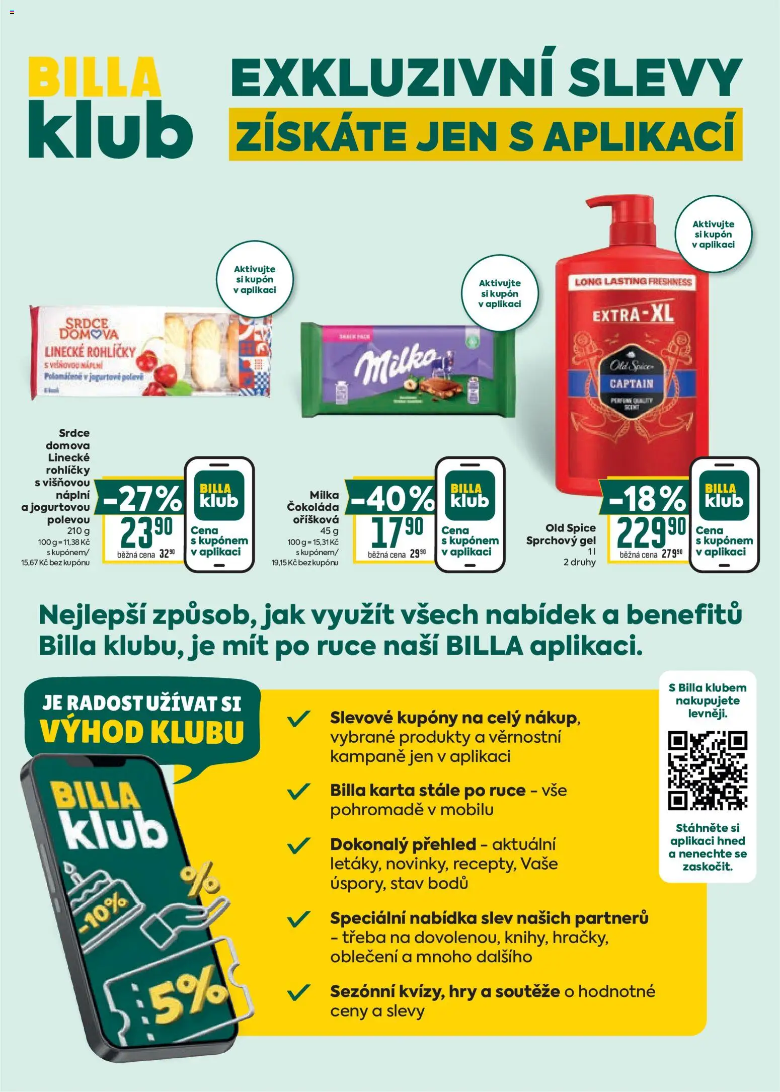 Billa Velký leták Leták in Česko