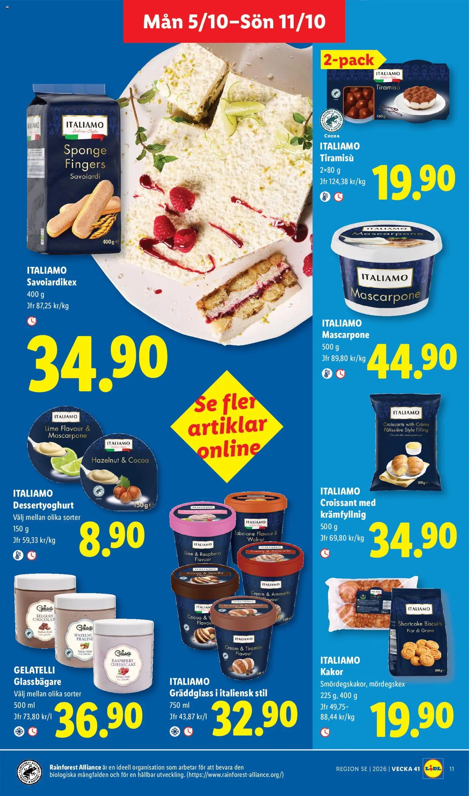 Lidl erbjudanden Reklamblad in Sverige